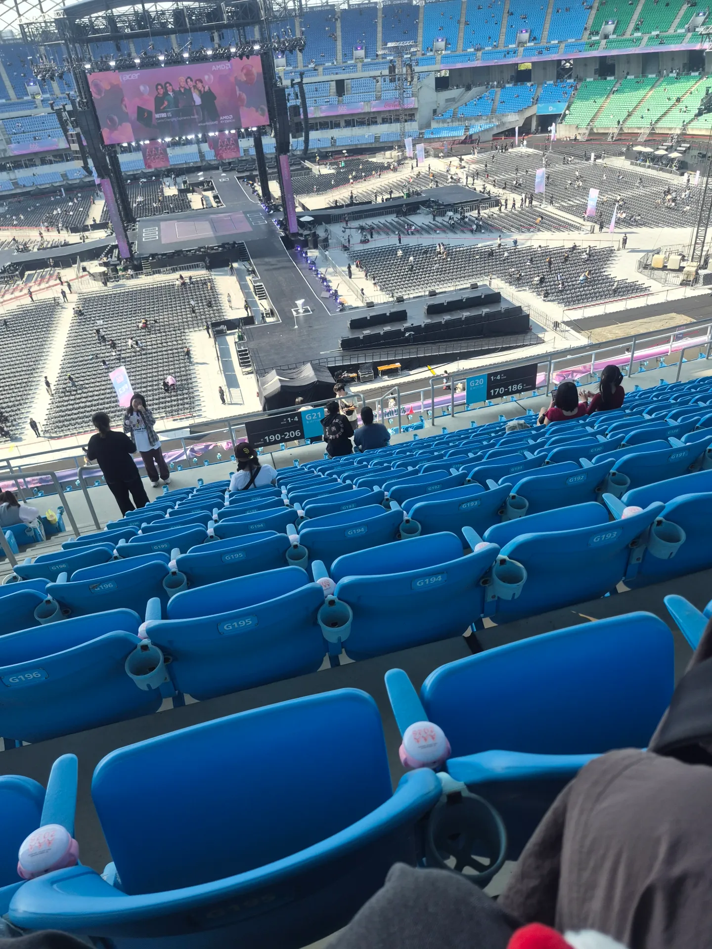 Kaohsiung National Stadium (センターステージ) G21 15列195番 座席からの眺め - AAA2025