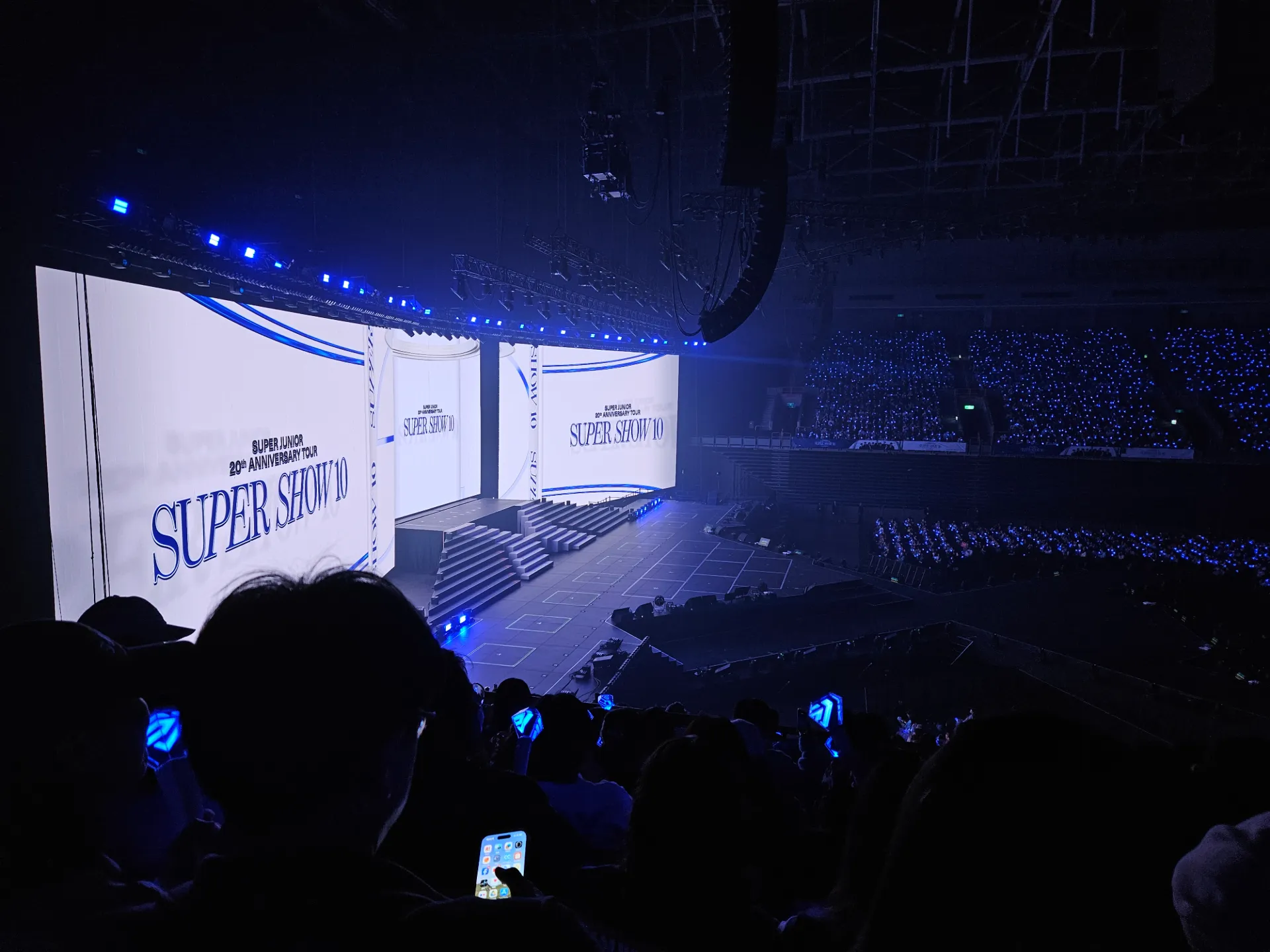 高雄巨蛋 自動建檔區域: kar-207-1 31排11號 視野照片 - SUPER JUNIOR ＜SUPER SHOW 10＞
