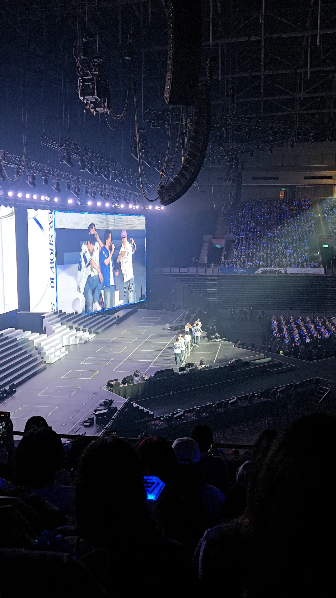 高雄巨蛋 自動建檔區域: kar-207-1 31排11號 視野照片 - SUPER JUNIOR ＜SUPER SHOW 10＞