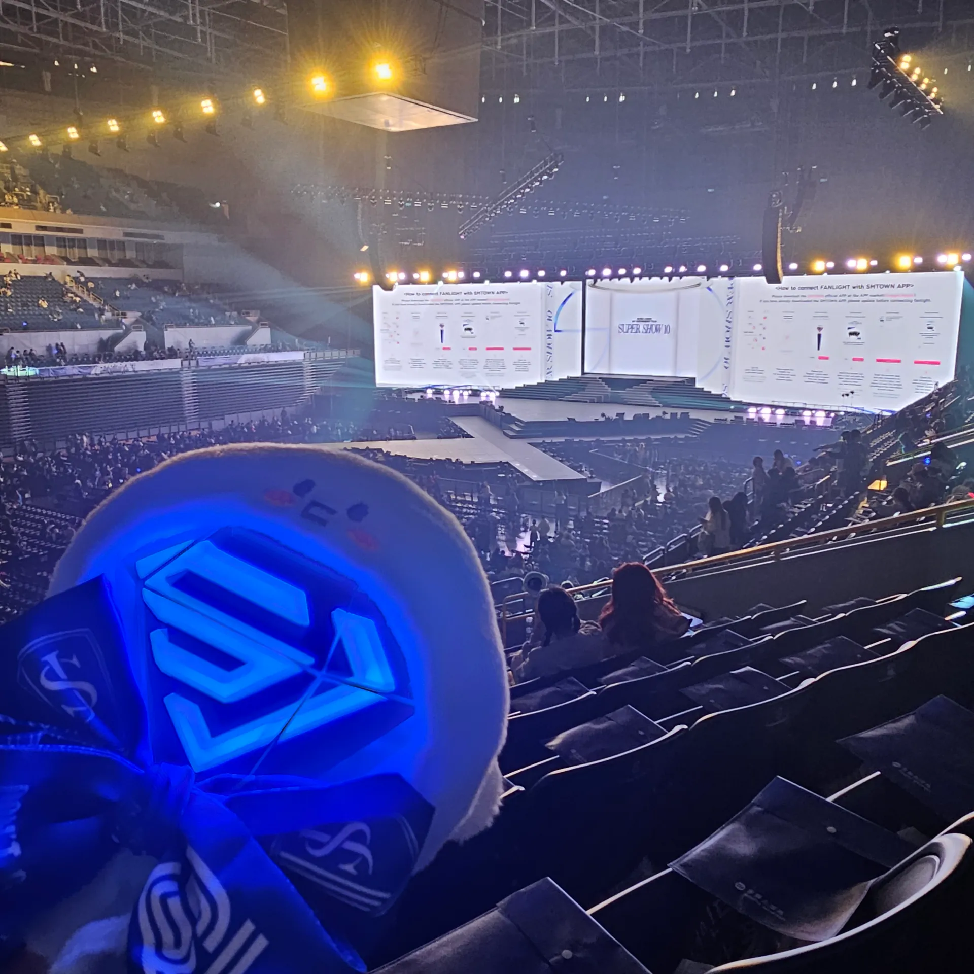 高雄巨蛋 216 區 30排6號 視野照片 - SUPER SHOW 10 IN KAOHSIUNG