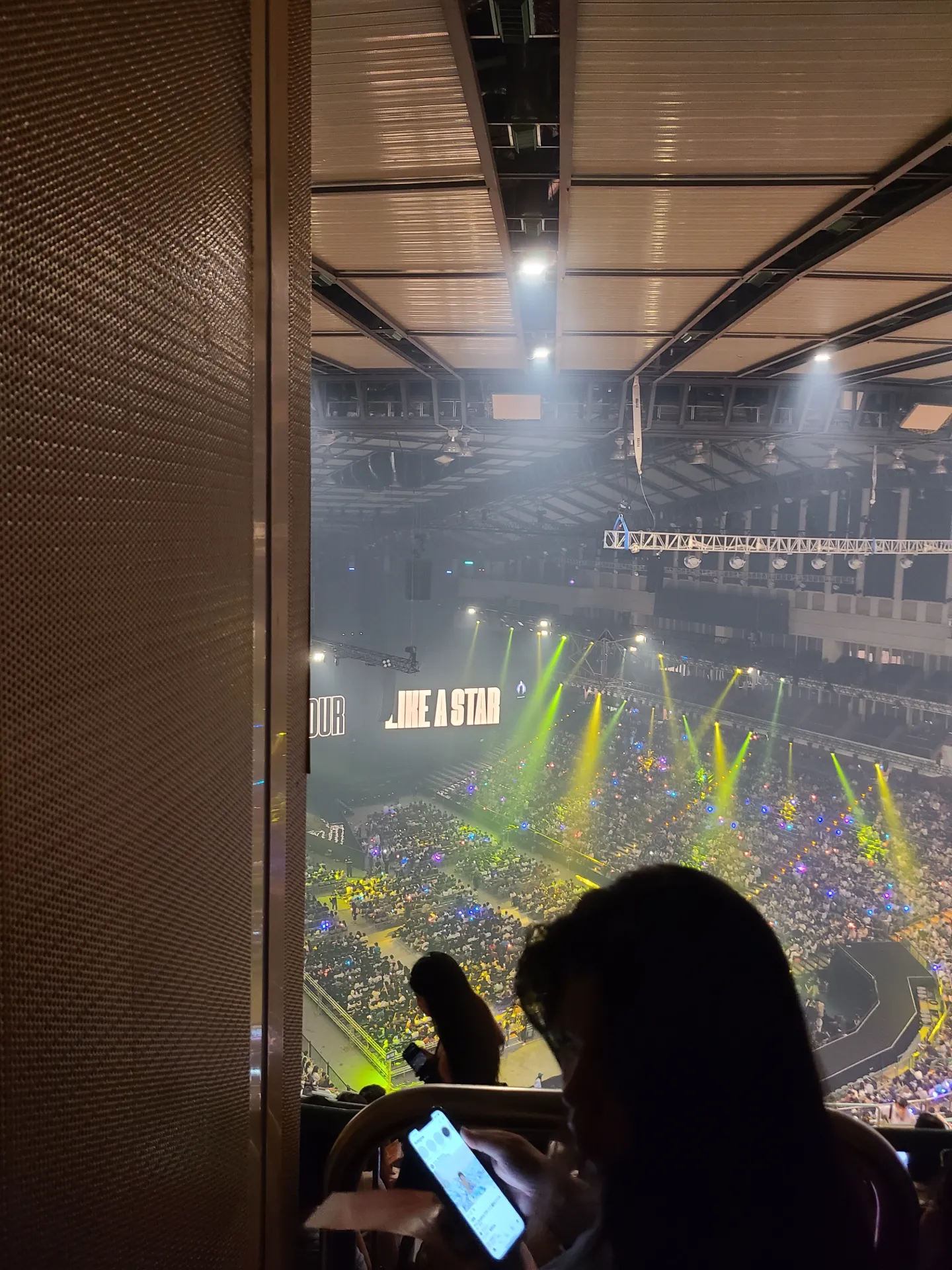 台北小巨蛋 黃 (3H800) 區 29排13號 視野照片 - 楊丞琳LIKE A STAR世界巡迴演唱會 台北站