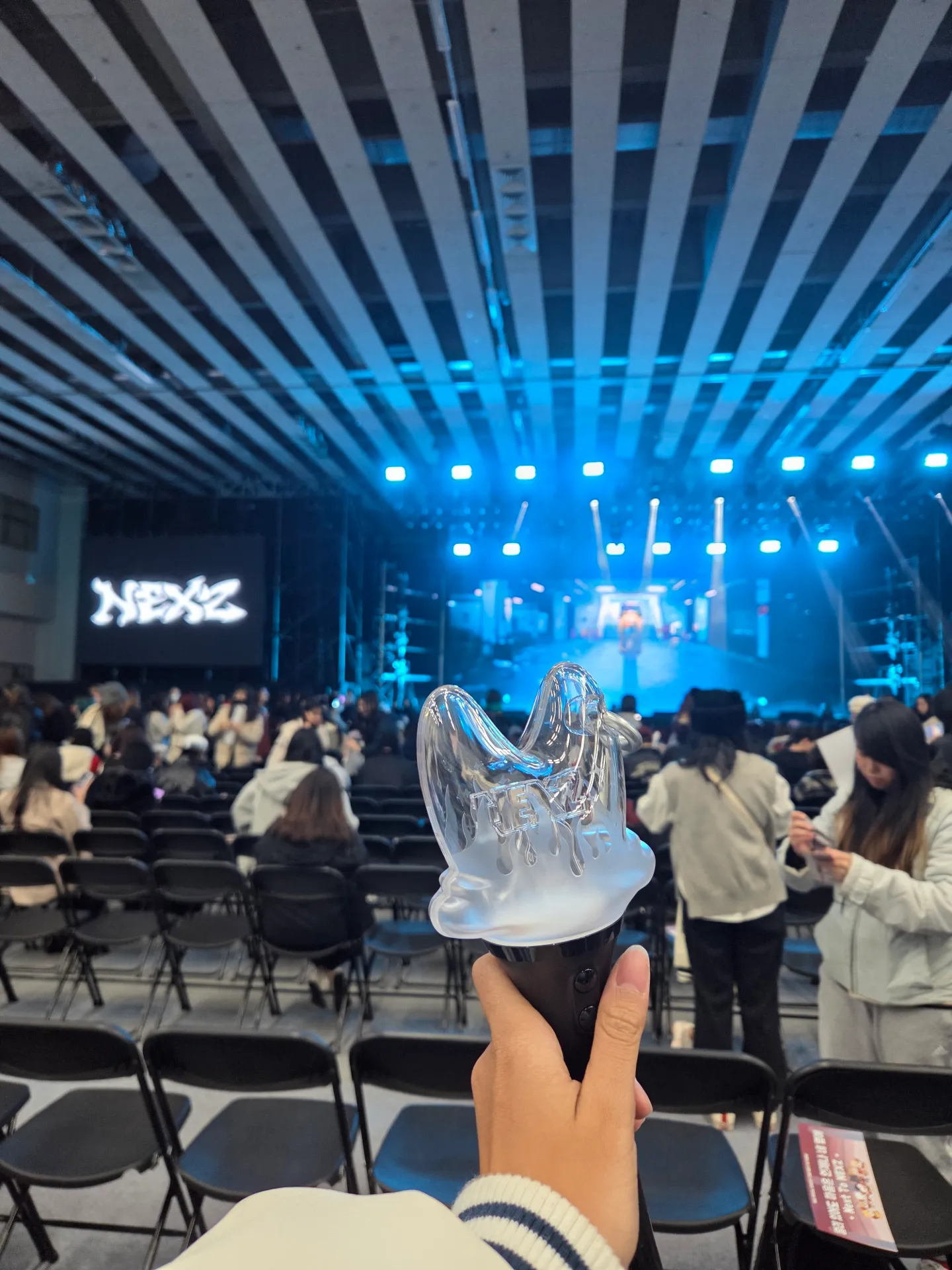 台大綜合體育館 自動建檔區域: ntu-c2 4排12號 視野照片 - NEXZ SPECIAL CONCERT (ONE BEAT) in Taipei