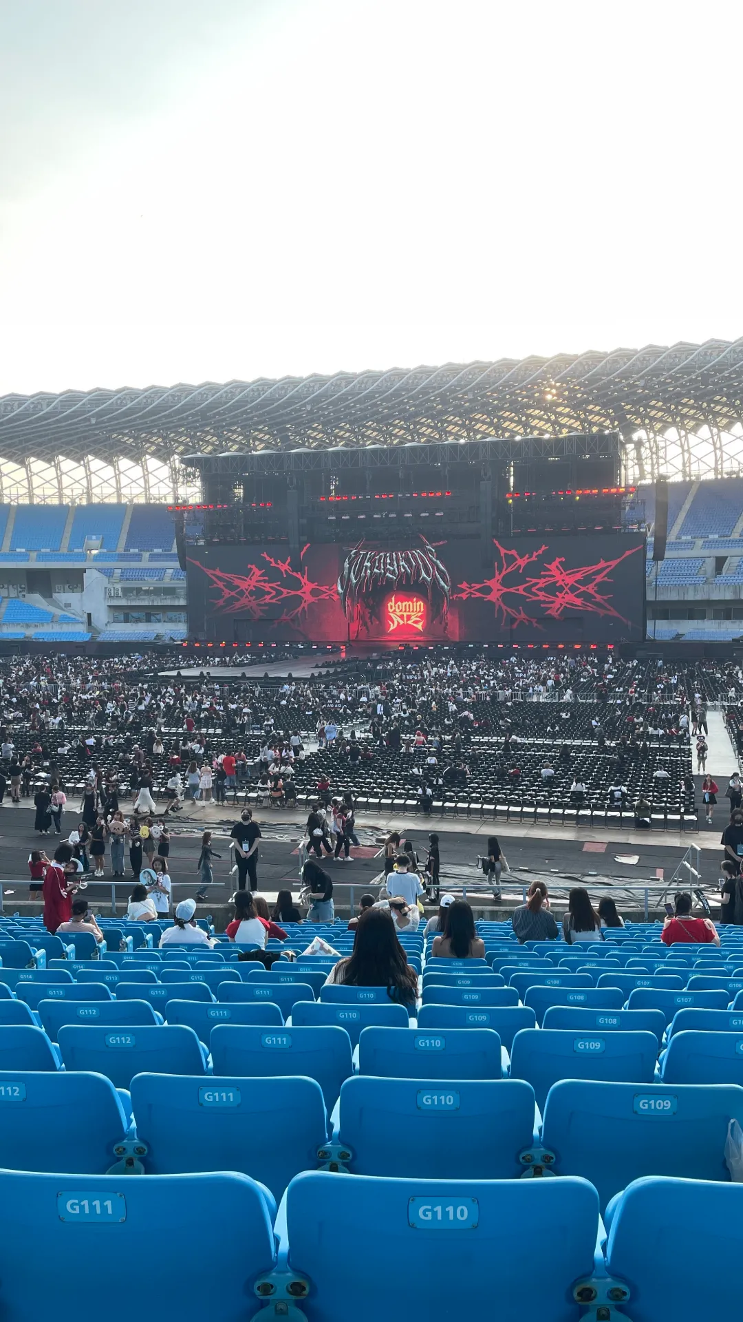 Kaohsiung National Stadium G03 โซน แถว 20 ที่นั่ง 110 ภาพวิวที่นั่ง - Stray Kids World Tour <dominATE KAOHSIUNG>