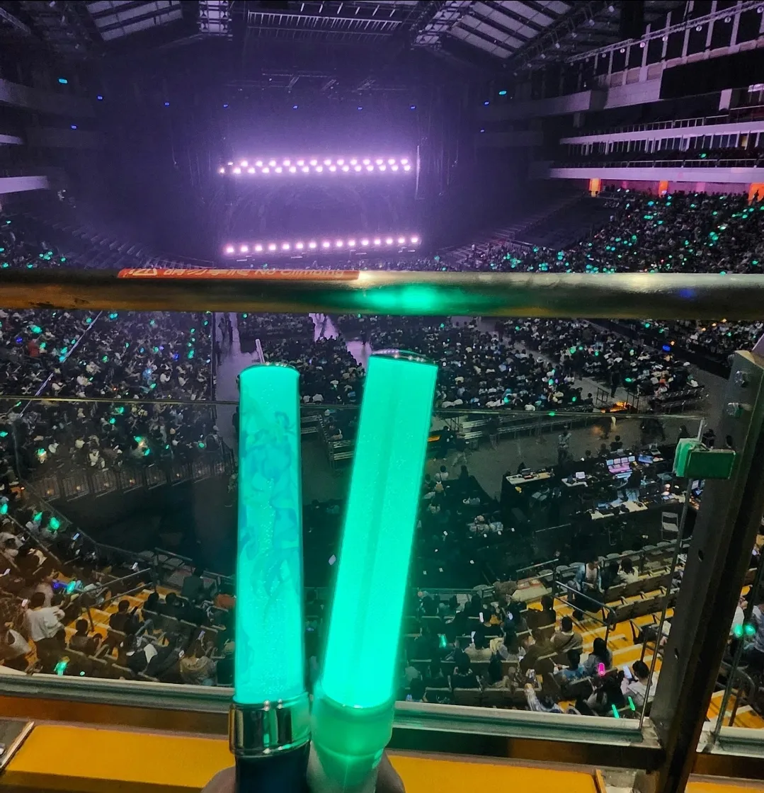 Taipei Arena (台北小巨蛋) 黄-3G 1列11番 座席からの眺め - 初音未來 MIKU EXPO 2025 ASIA 台北場
