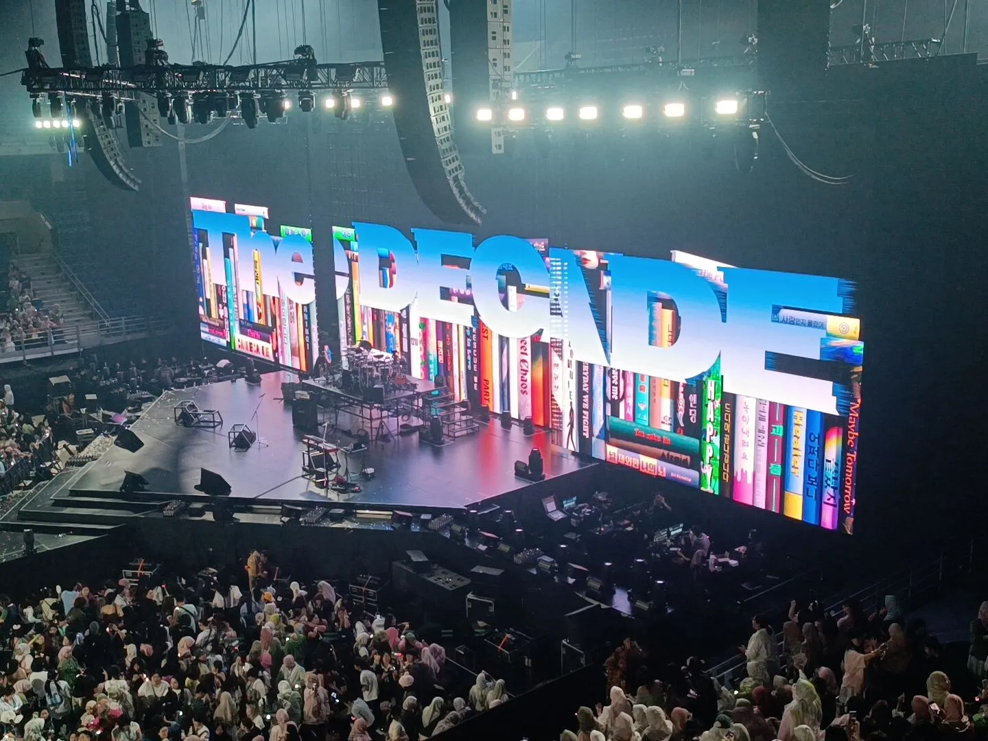 亞通體育館 (Axiata Arena)(Unifi Arena) 407 區 Row A排Seat 22號 視野照片 - DAY6 THE DECADE TOUR in Kuala Lumpur