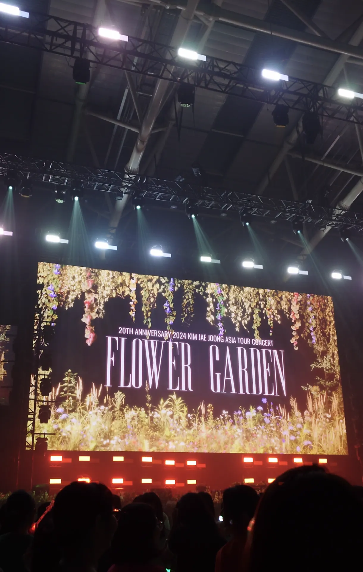 五股工商展覽館 自動建檔區域: neh-a2 8排 視野照片 - 金在中FLOWER GARDEN演唱會