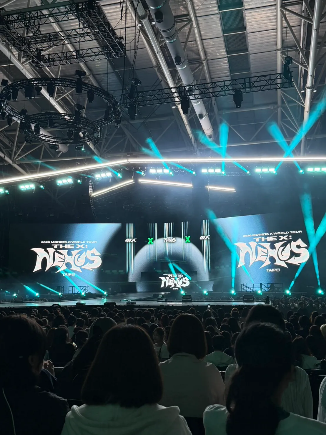 五股工商展覽館 自動建檔區域: neh-b3 B3排73號 視野照片 - 2026 MONSTA X WORLD TOUR [THE X:NEXUS] IN TAIPEI