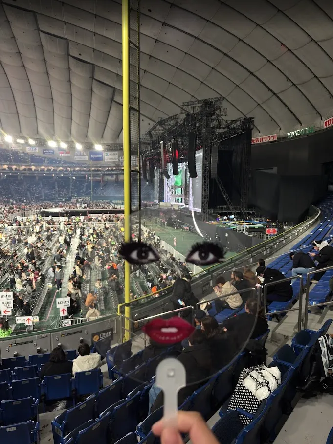 東京巨蛋 (Tokyo Dome) 超猛: tkd-a01 27排487號 視野照片 - Lady Gaga：The MAYHEM Ball