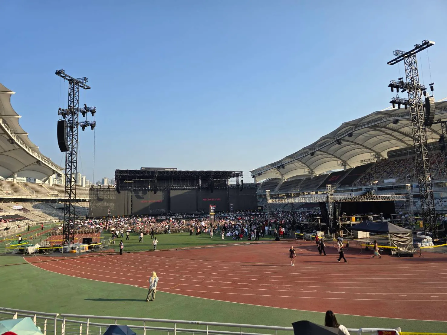 高陽體育館 (Goyang Gymnasium) N4 區 第10排32號 視野照片 - J-hope Tour <HOPE ON THE STAGE> FINAL