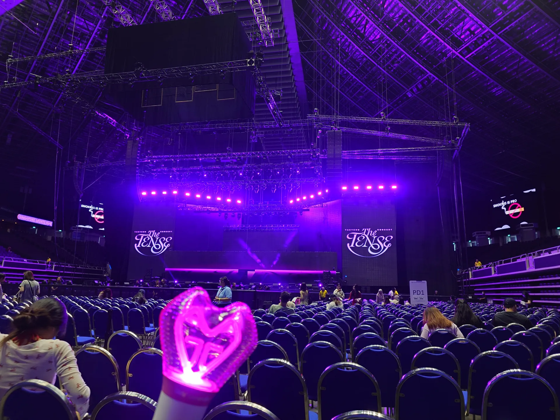新加坡室內體育館 (Singapore Indoor Stadium) D 區 中排左號 視野照片 - Taeyeon concert - The Tense