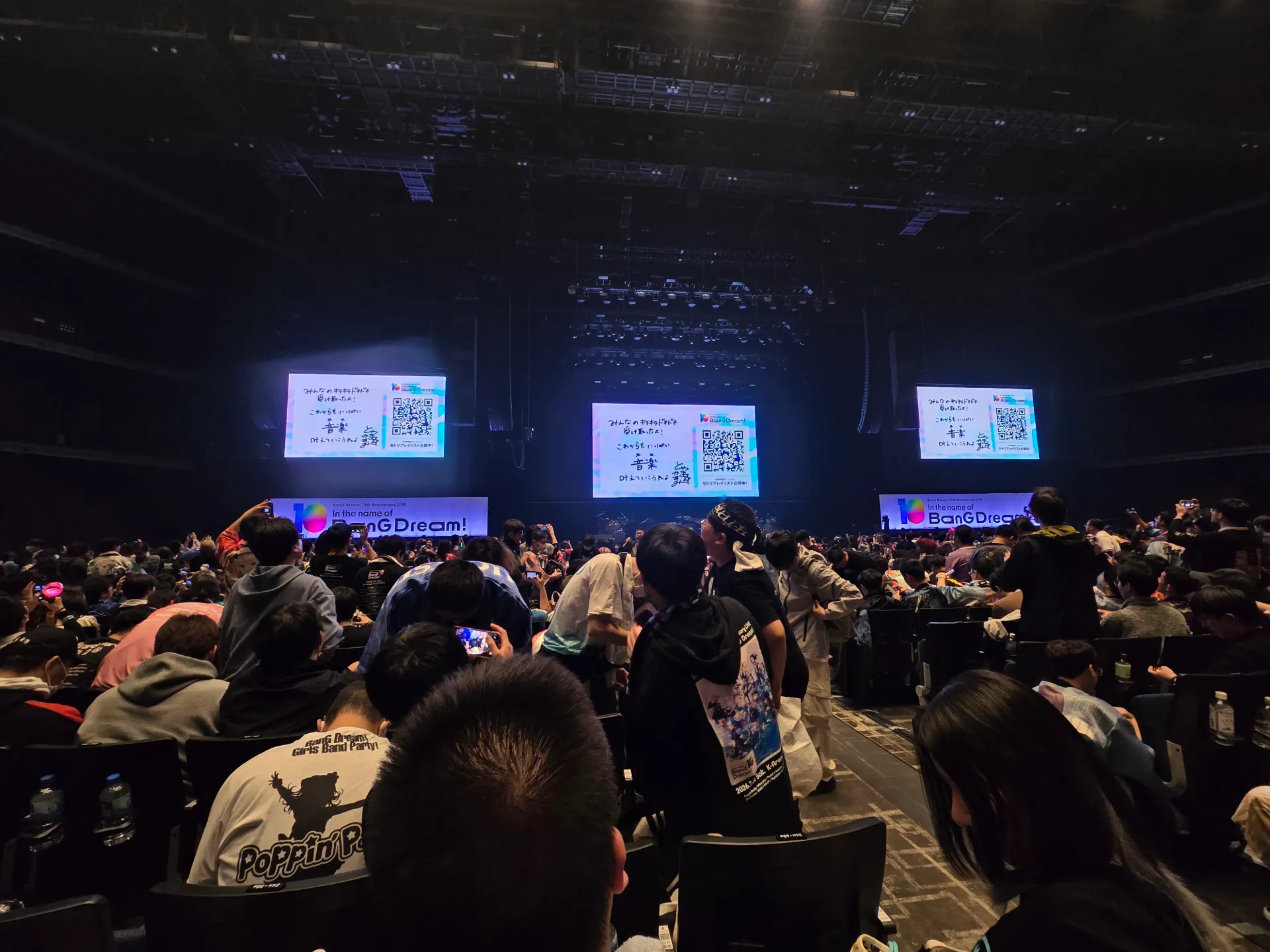 K-Arena Yokohama J Zona Baris 中, Kursi 右 foto pemandangan kursi - BanG Dream! 10th Anniversary LIVE「In the name of BanG Dream!」