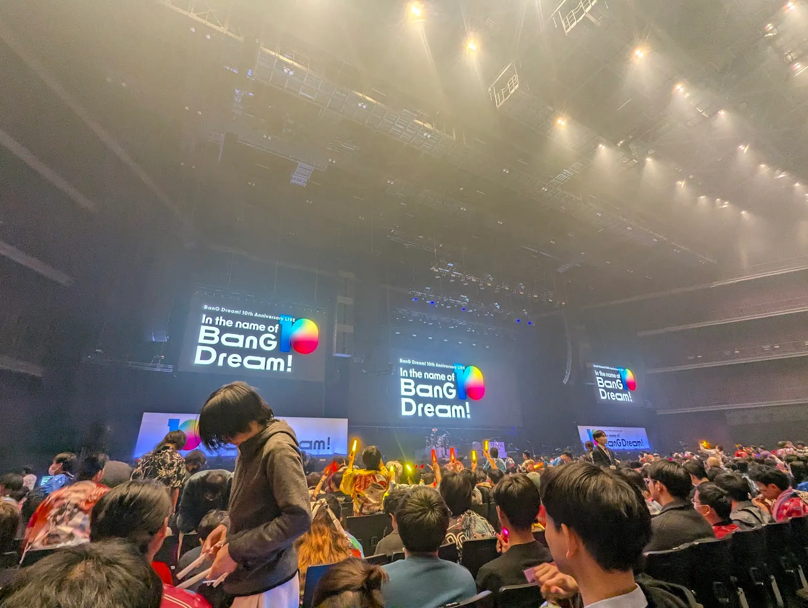 Kアリーナ横浜 H 中列右番 座席からの眺め - BanG Dream! 10th Anniversary LIVE「In the name of BanG Dream!」