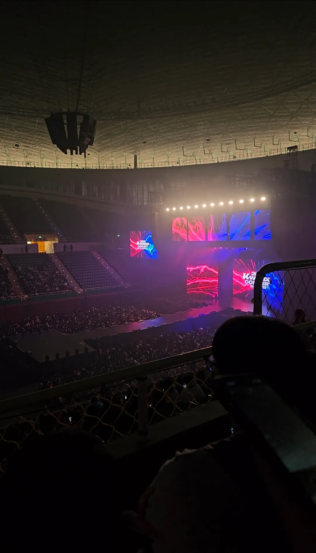 NTSU Arena (林口體育館) 橙4A-2 1列26番 座席からの眺め - K-WONDER