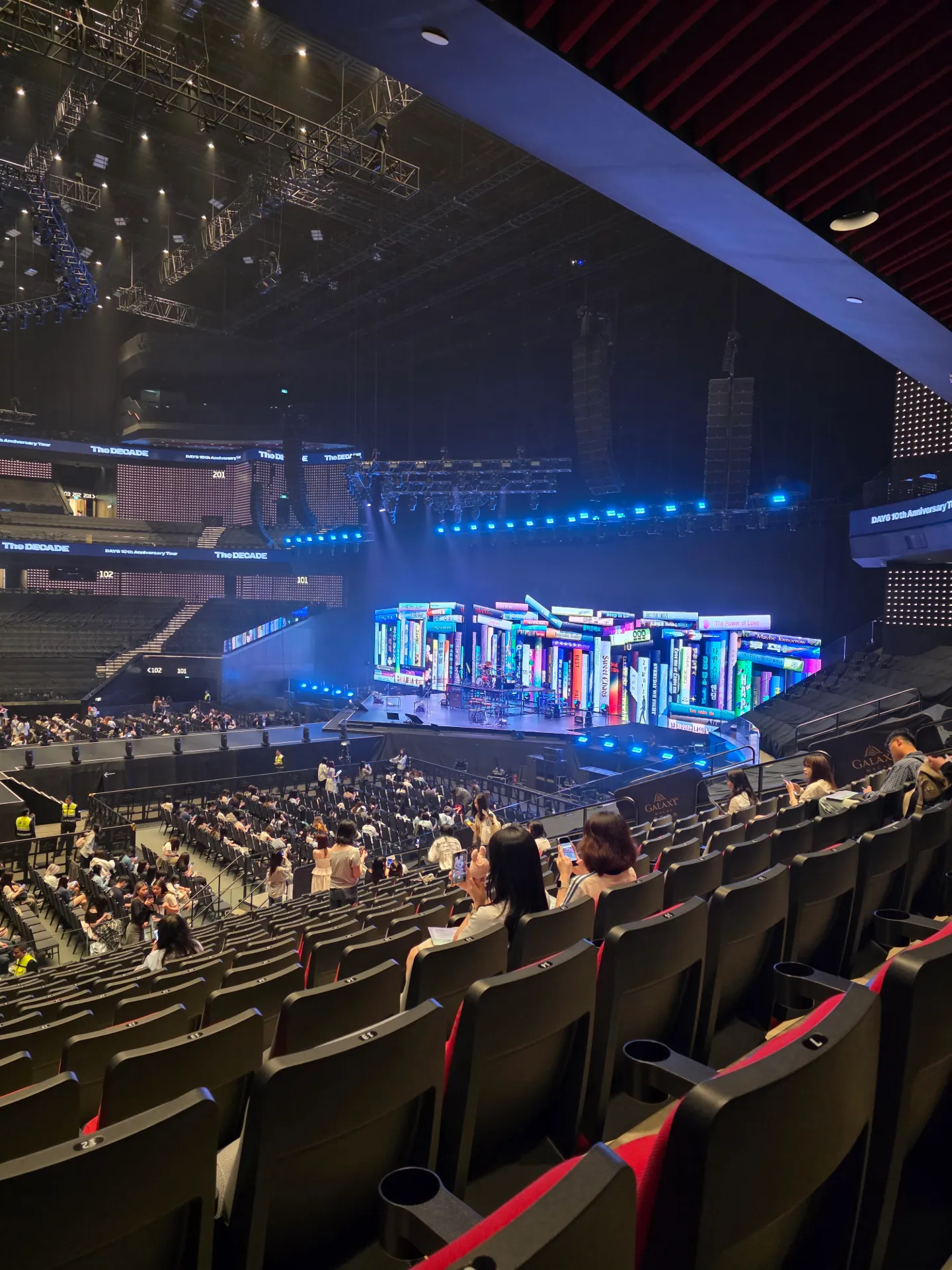 澳門銀河綜藝館 (Galaxy Arena) 113 區 V排5號 視野照片 - DAY6 <The DECADE> in MACAU