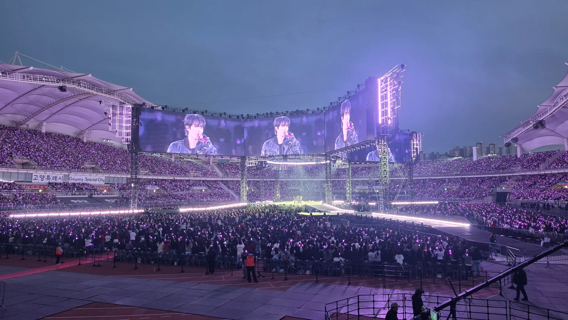 高陽體育館中央舞台 N2 區 8排24號 視野照片 - BTS WORLD TOUR ARIRANG
