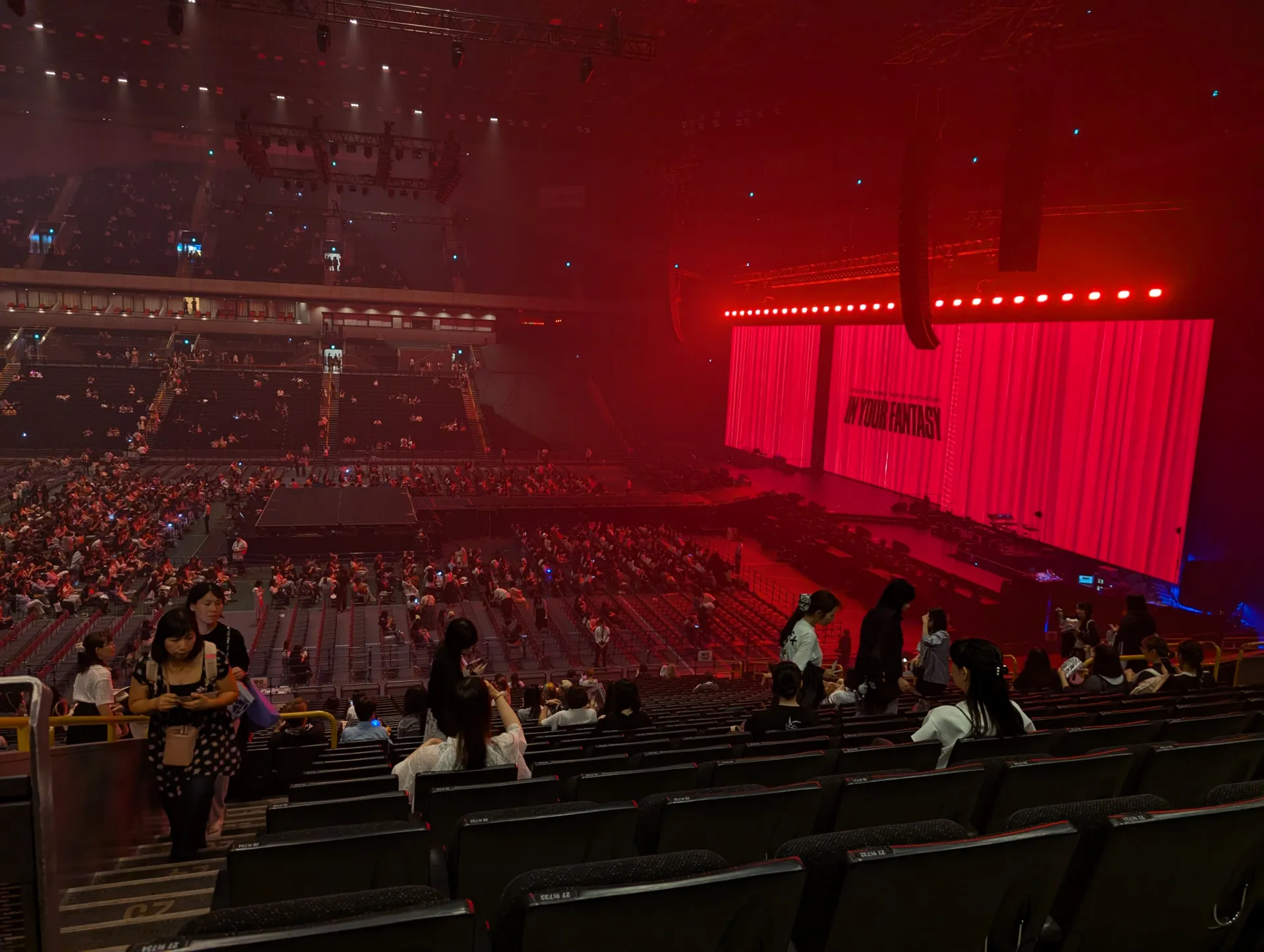 埼玉超級競技場 (Saitama Super Arena) 14 區 29排734號 視野照片 - ATEEZ 2025 WORLD TOUR [IN YOUR FANTASY] IN JAPAN