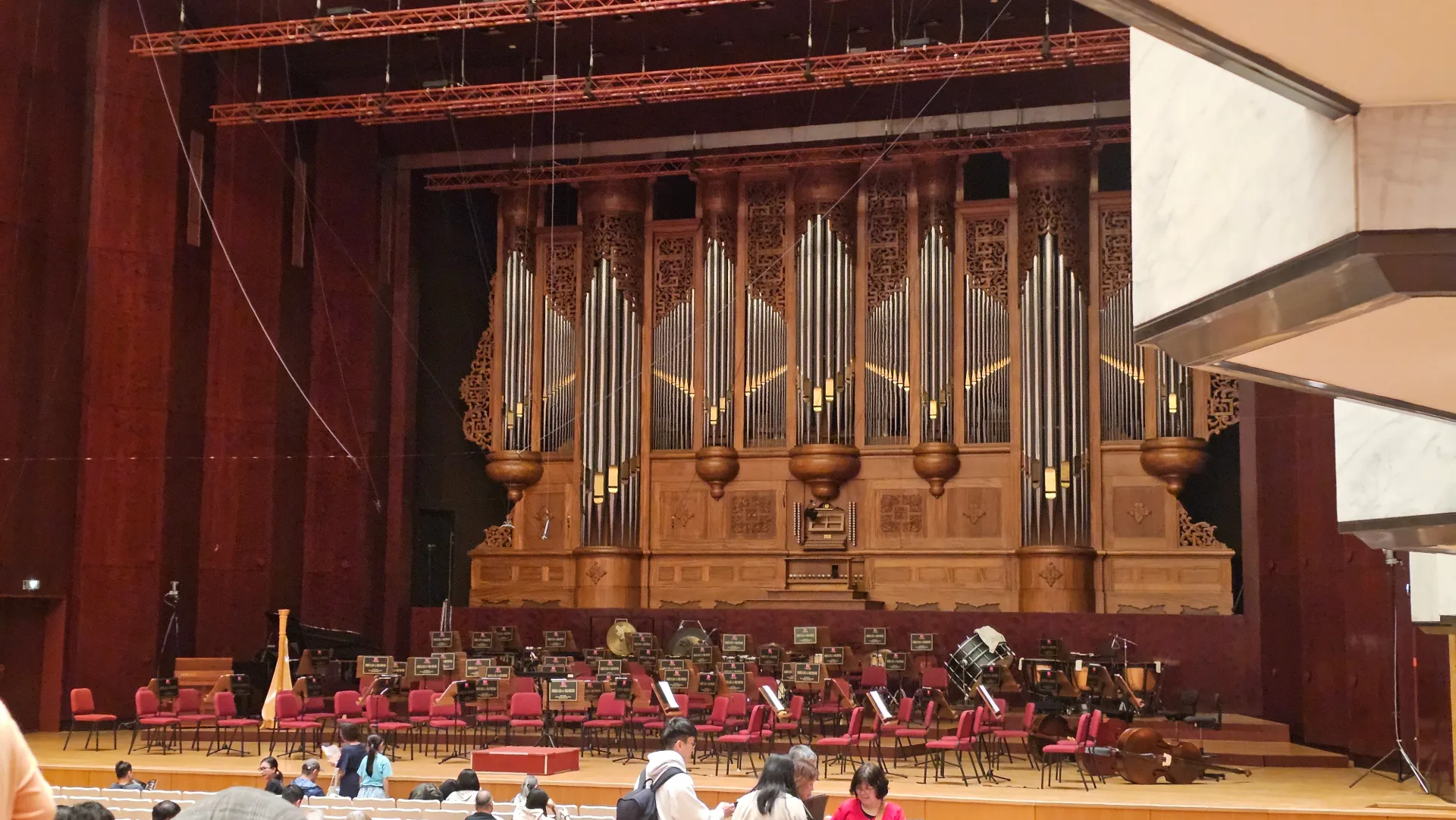 國家音樂廳 超猛: nch-1l 23排34號 視野照片 - 國防部示範樂隊115年度巡迴成果 發表音樂會