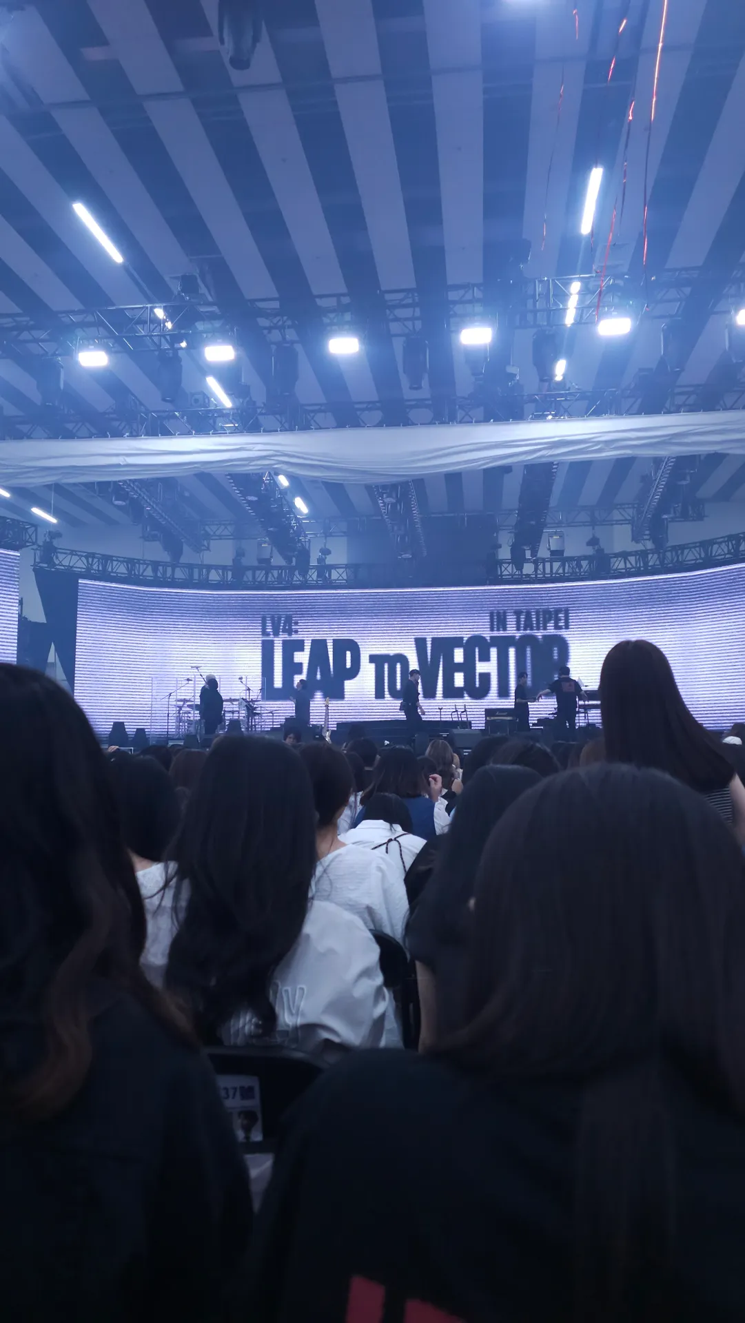 台大綜合體育館 自動建檔區域: ntu-a2 14排38號 視野照片 - 2026 KIMSUNGKYU LIVE [LV4:  LEAP to VECTOR] IN TAIPEI