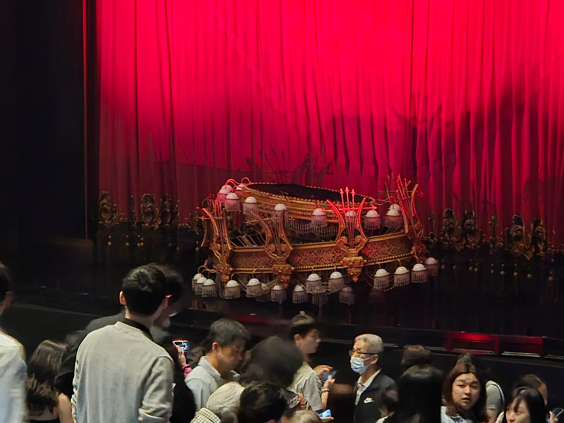 臺北表演藝術中心 大劇院 09 區 20排35號 視野照片 - 歌劇魅影