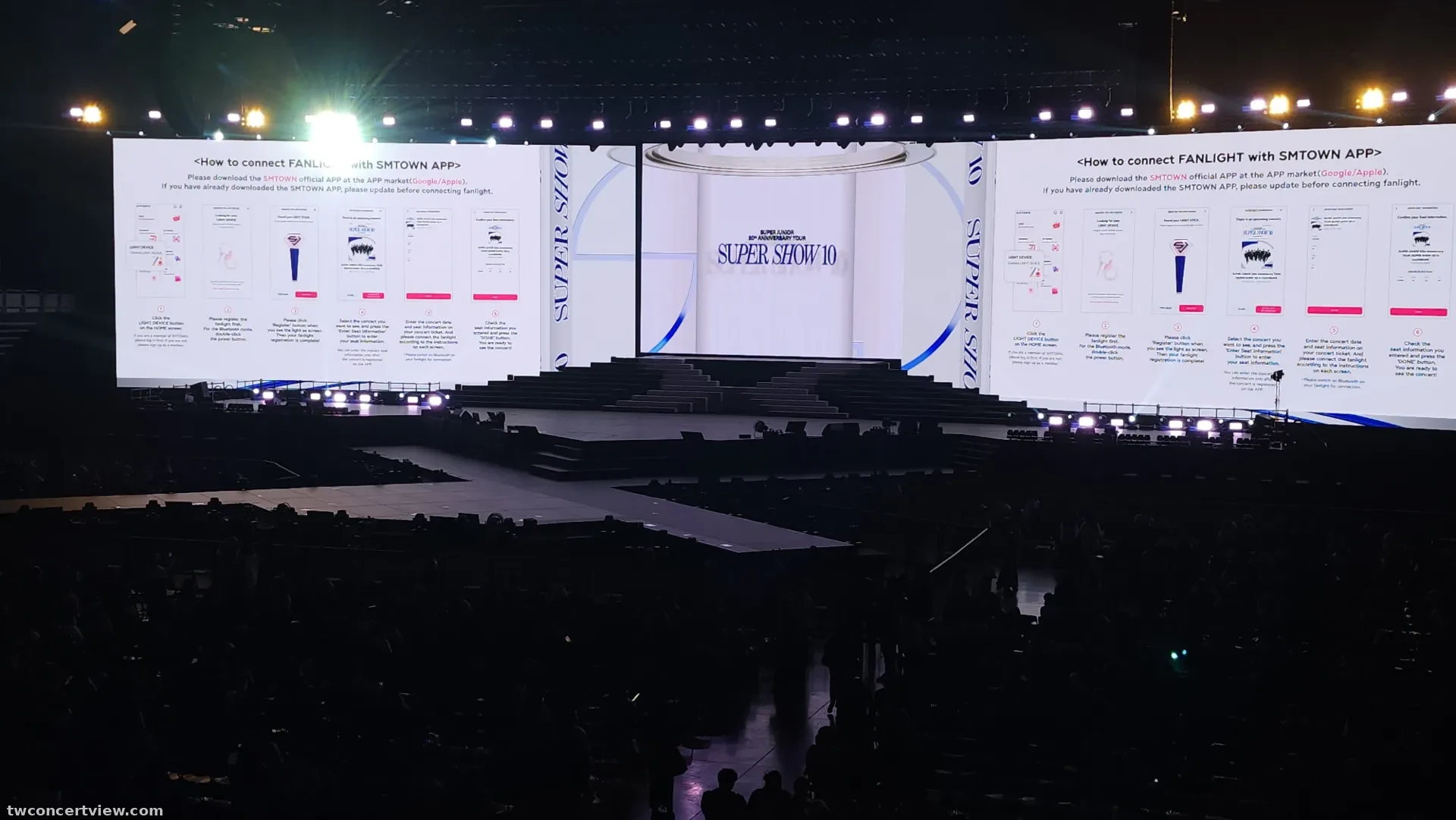 高雄巨蛋 自動建檔區域: kar-215 19排18號 視野照片 - SUPER JUNIOR 20th Anniversary TOUR ＜SUPER SHOW 10＞ in KAOHSIUNG