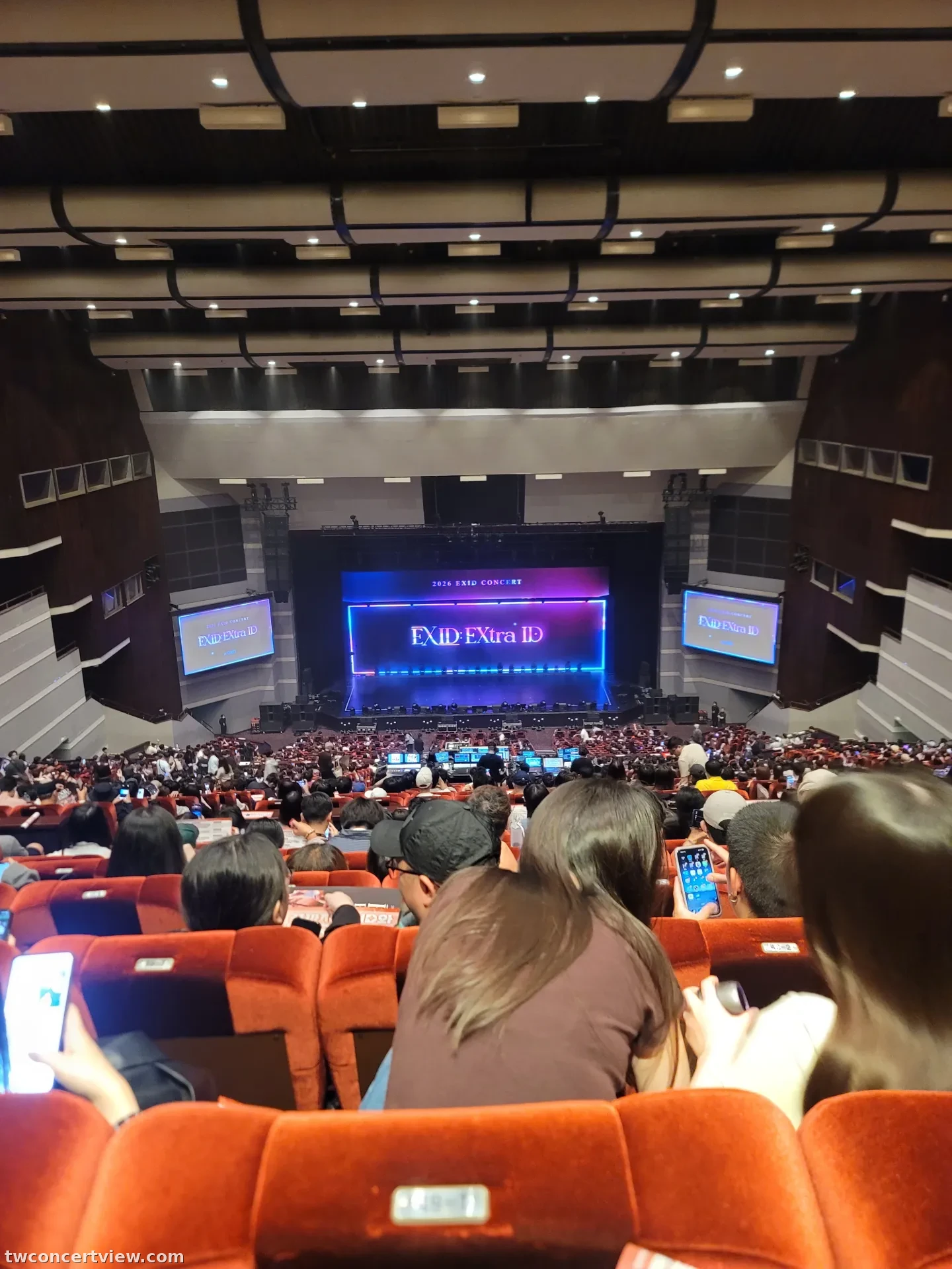 TICC 台北國際會議中心 5F B 50排排1號號 視野照片 - 2026 EXID CONCERT EXID：EXtra ID in TAIPEI
