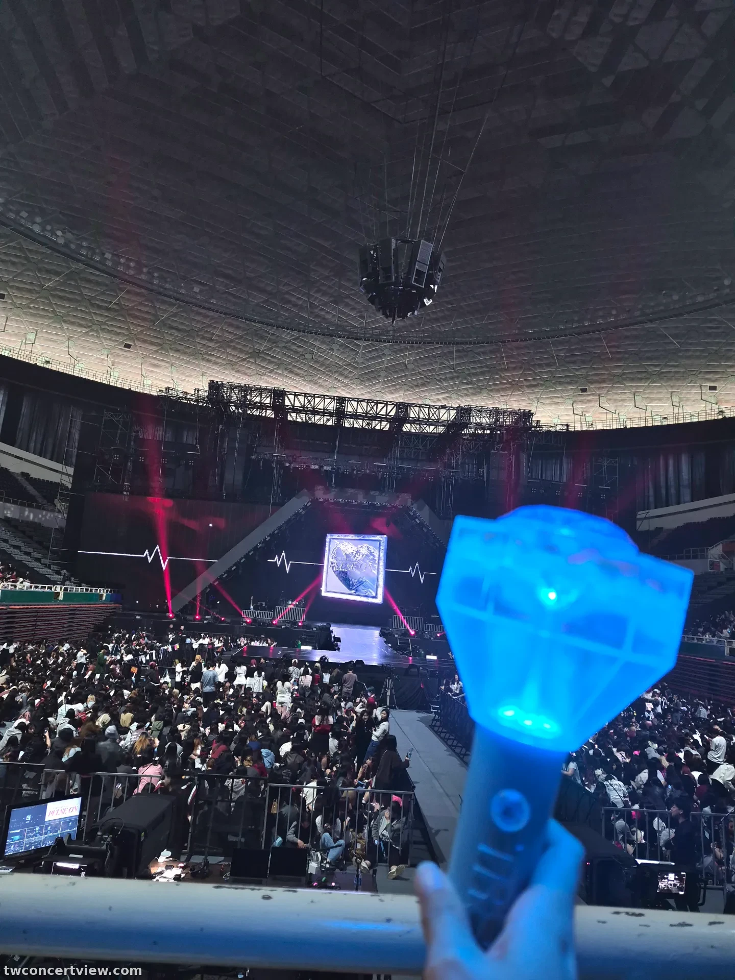 NTSU Arena Blue3B-2 Row 15排, Seat 12號 seat view - TREASURE TOUR [PULSE ON] IN TAIPEI
