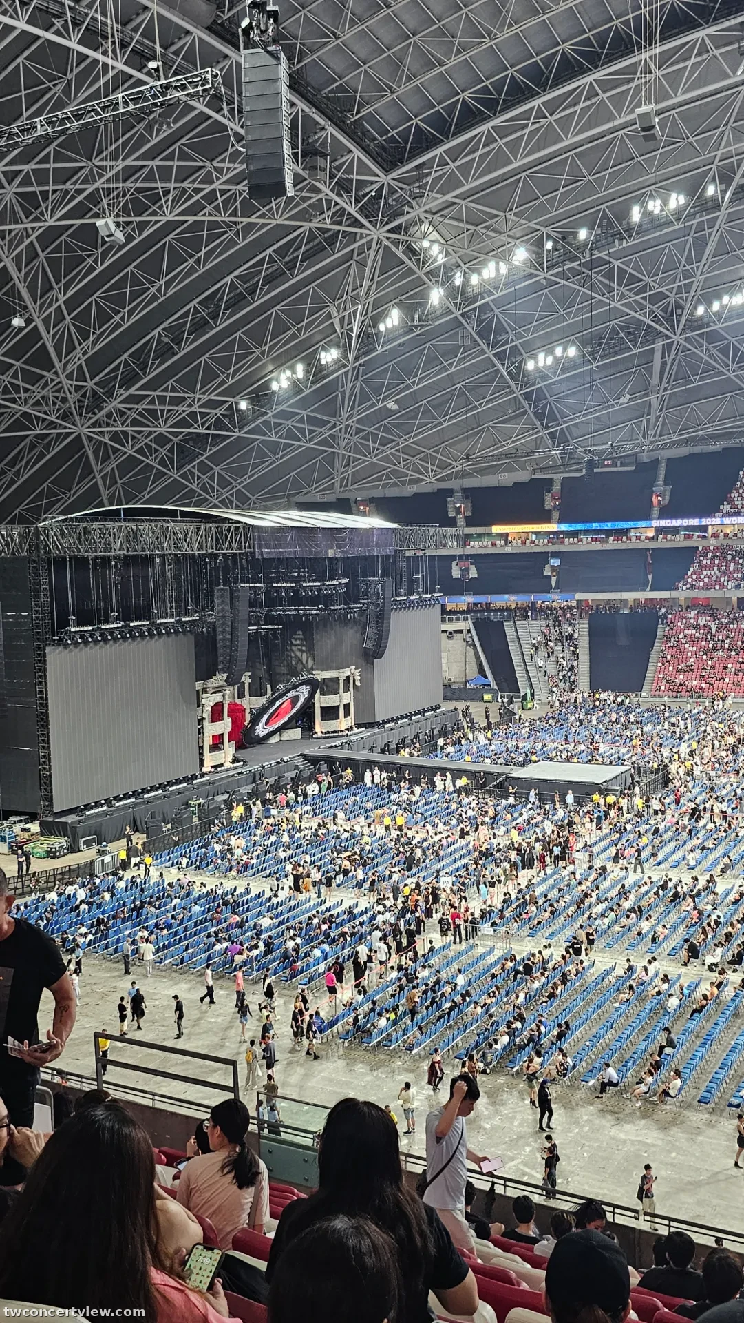 新加坡國家體育場 438 區 M排36號 視野照片 - Lady Gaga Singapore