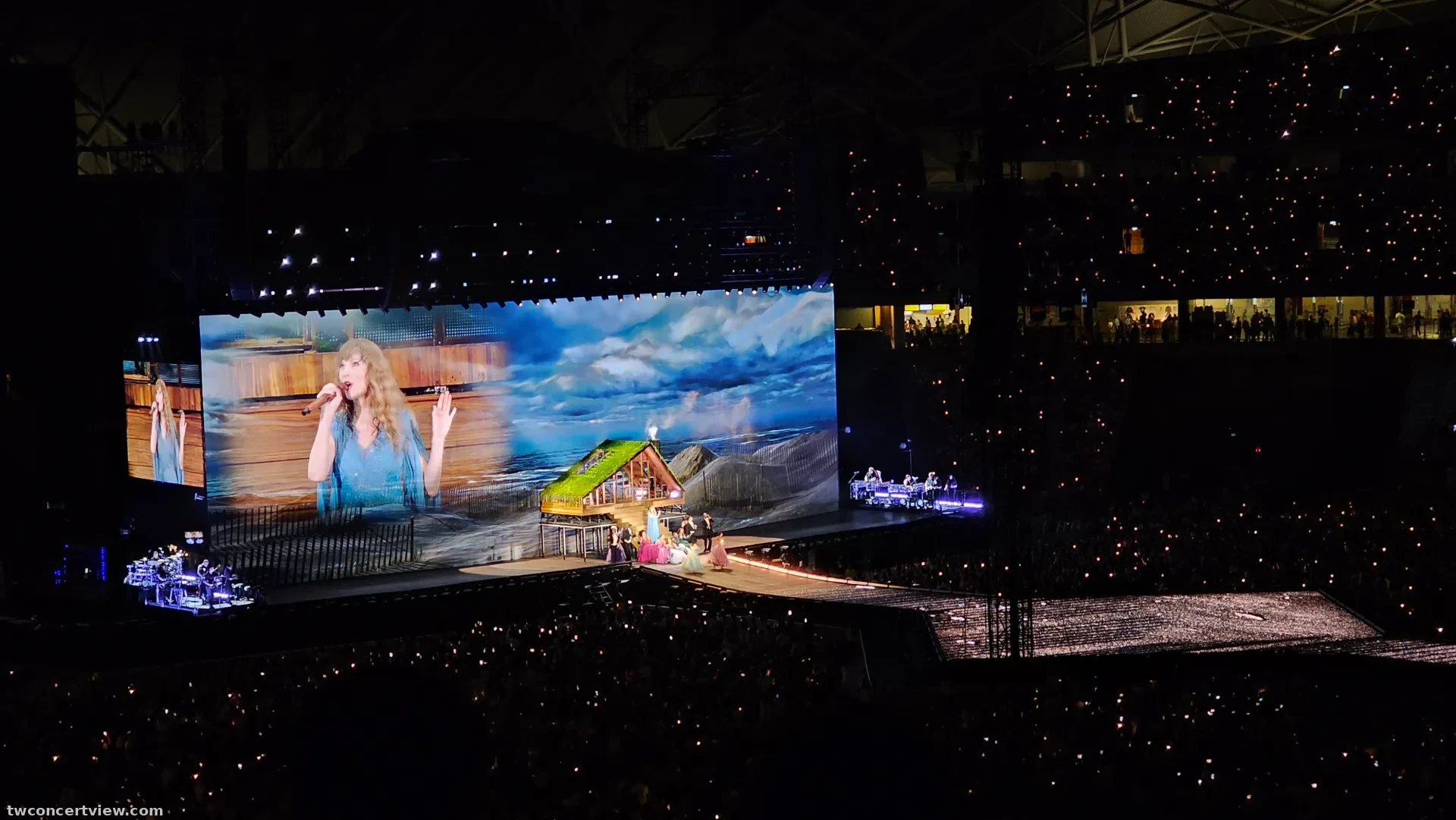 新加坡國家體育場 440 區 K排47號 視野照片 - Taylor Swift The Eras Tour