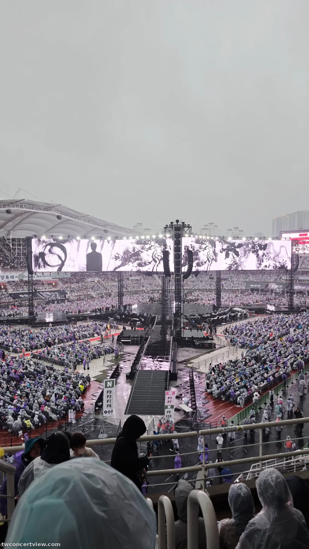 高陽體育館中央舞台 N6 區 6排排23號號 視野照片 - BTS WORLD TOUR 'ARIRANG' IN GOYANG