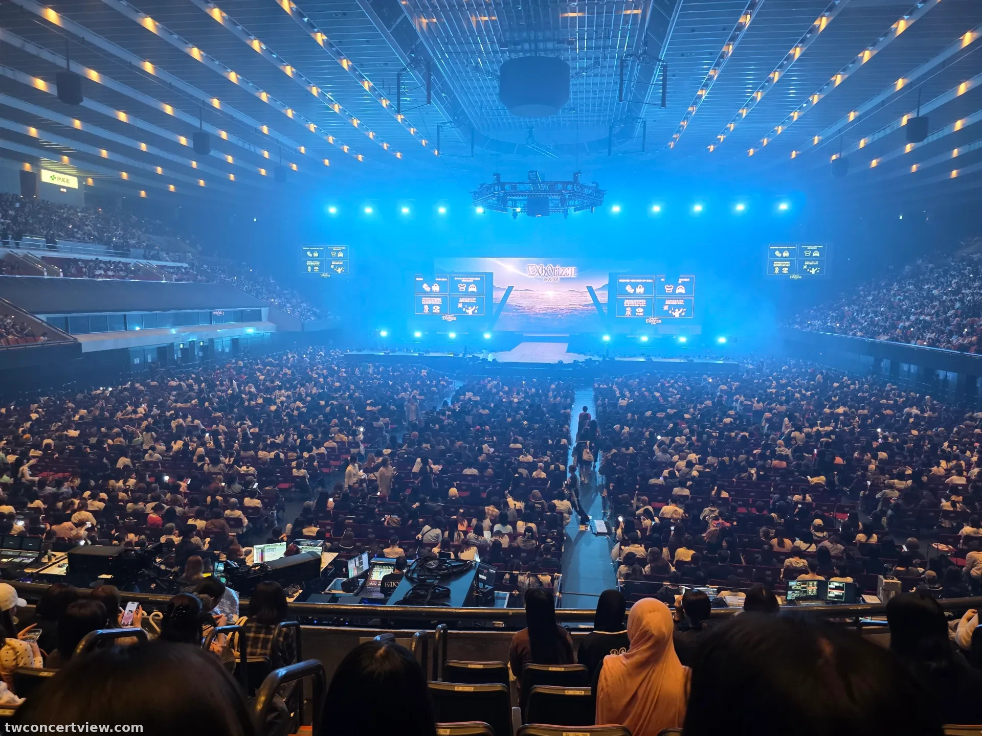 大阪城音樂廳 (Osaka-jo Hall) 07 區 6排17號 視野照片 - EXO PLANET #6 - EXhOrizon