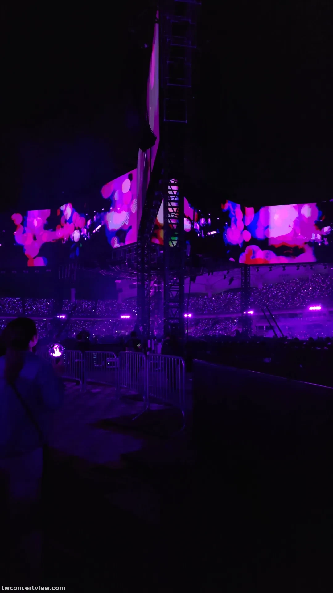 高陽體育館中央舞台 L 區 視野照片 - BTS ARIRANG TOUR
