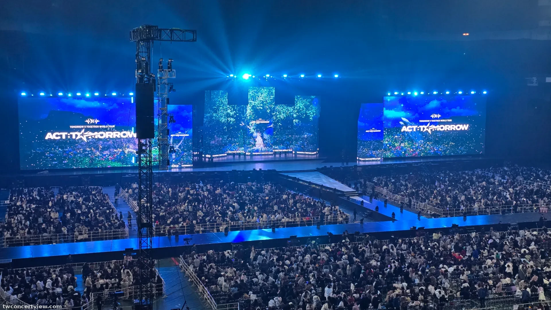大阪京瓷巨蛋 B121 區 1排排122號號 視野照片 - TOMORROW X TOGETHER WORLD TOUR <ACT:TOMORROW> IN OSAKA