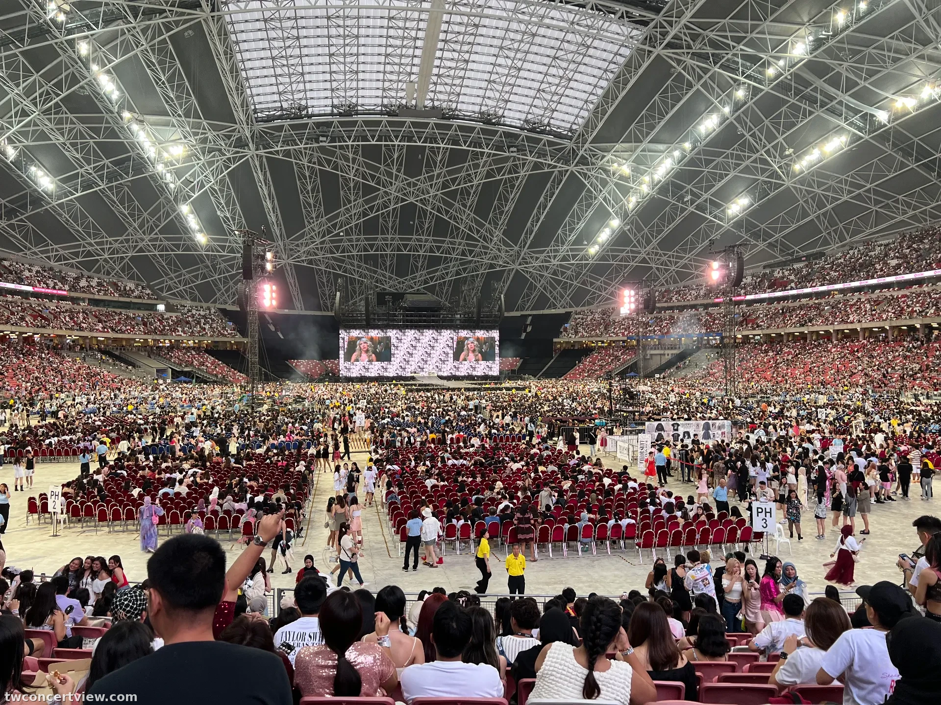 新加坡國家體育場 149 區 R排9號 視野照片 - Taylor Swift The Eras Tour