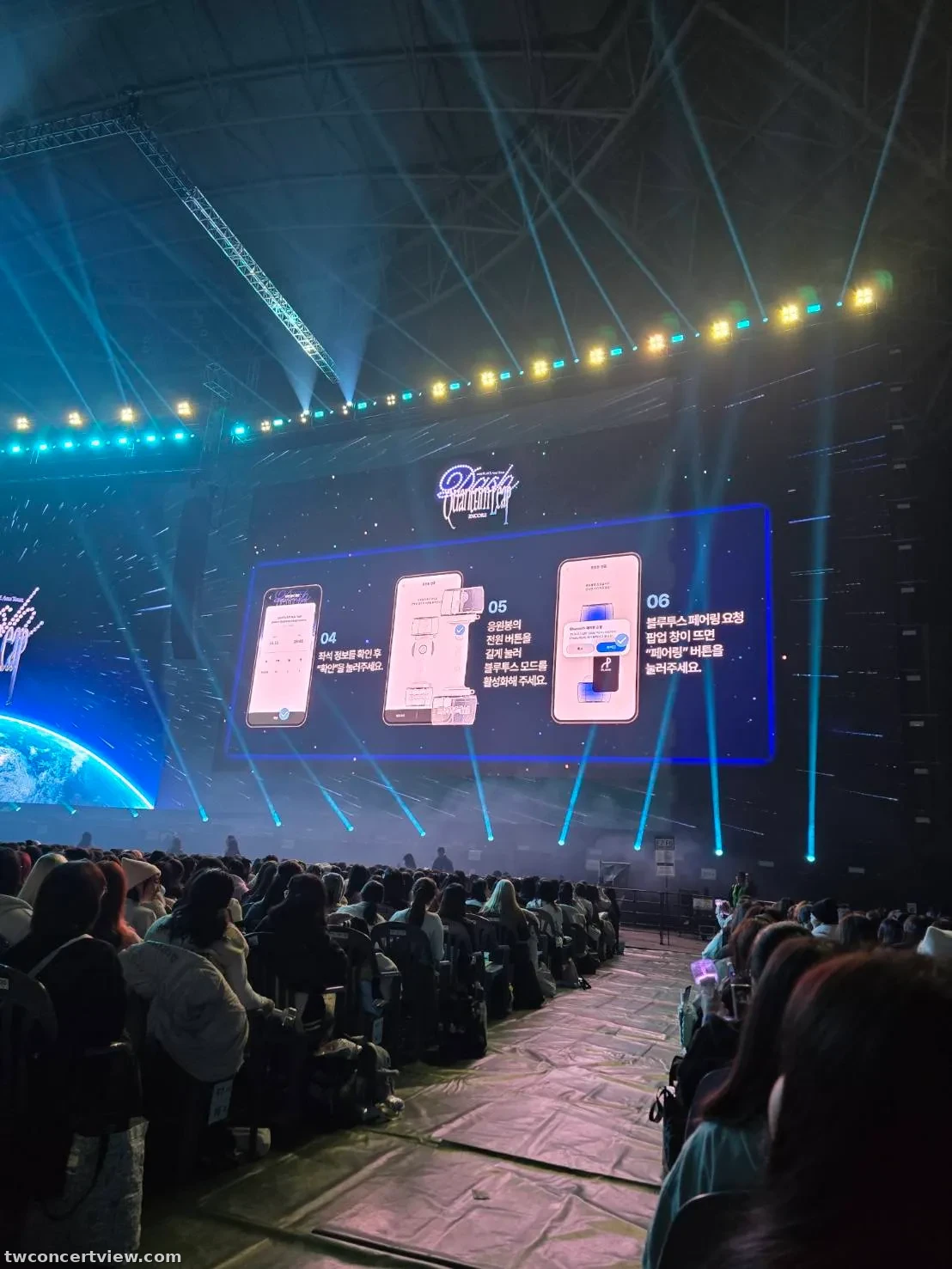 Gocheok Sky Dome 高尺天空巨蛋 Q 區 前排左號 視野照片 - 2025 PLAVE Asia Tour ［DASH: Quantum Leap］ Encore