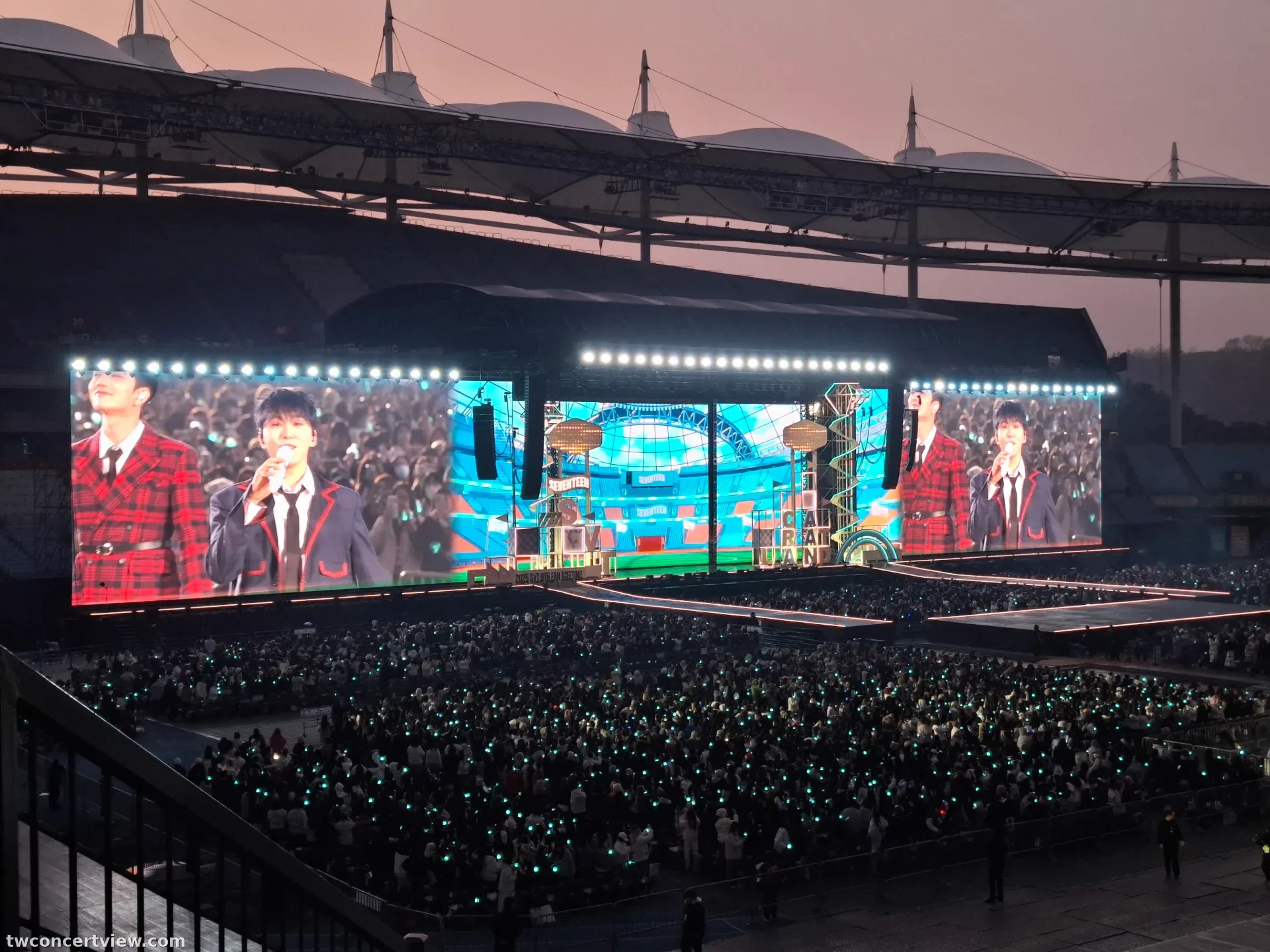 Incheon Munhak Stadium E32 Row 10, Seat 21 seat view - SEVENTEEN in CARAT LAND 2025