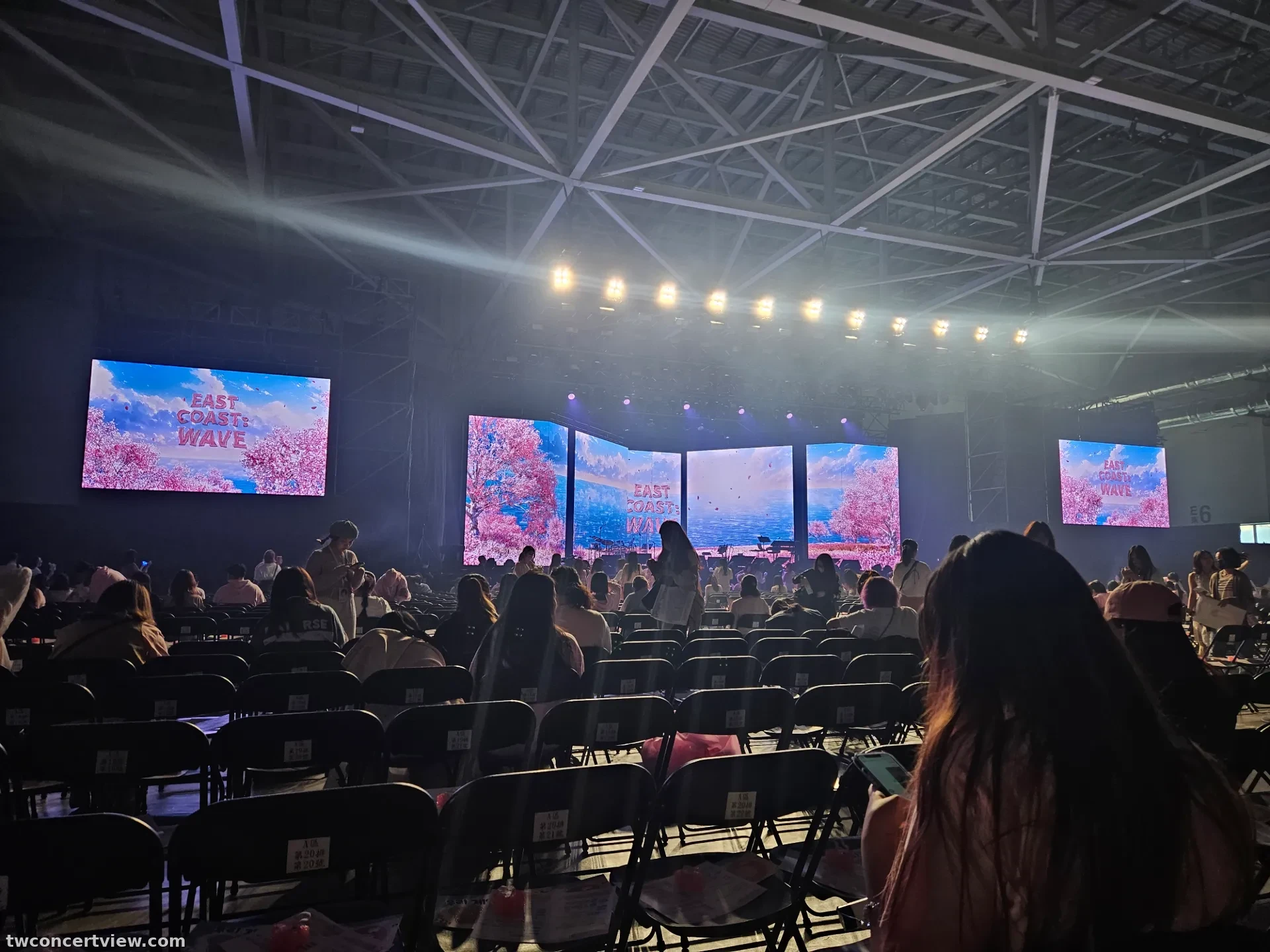 桃園會展中心 C1 區 22排20號 視野照片 - 2025 DONGHAE FANCON EAST COAST