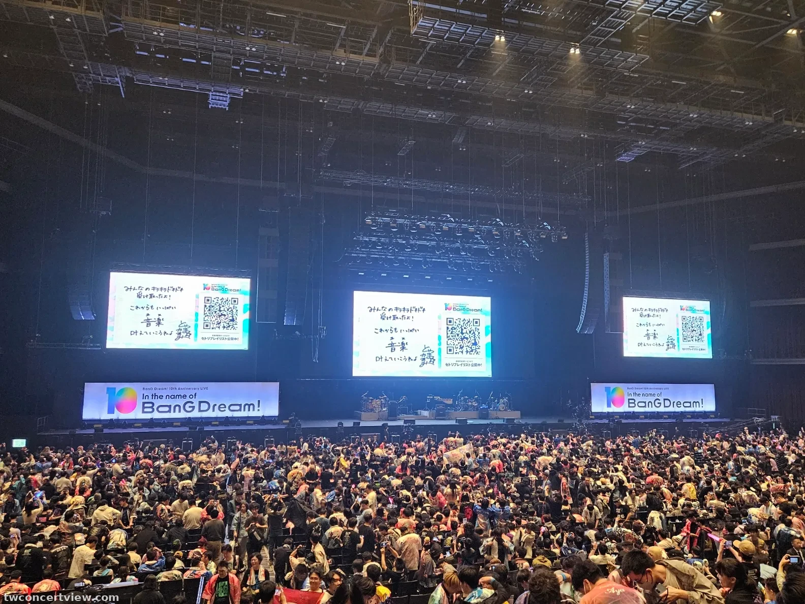 K-Arena 橫濱 27 區 14排78號 視野照片 - BanG Dream! 10th Anniversary LIVE「In the name of BanG Dream!」