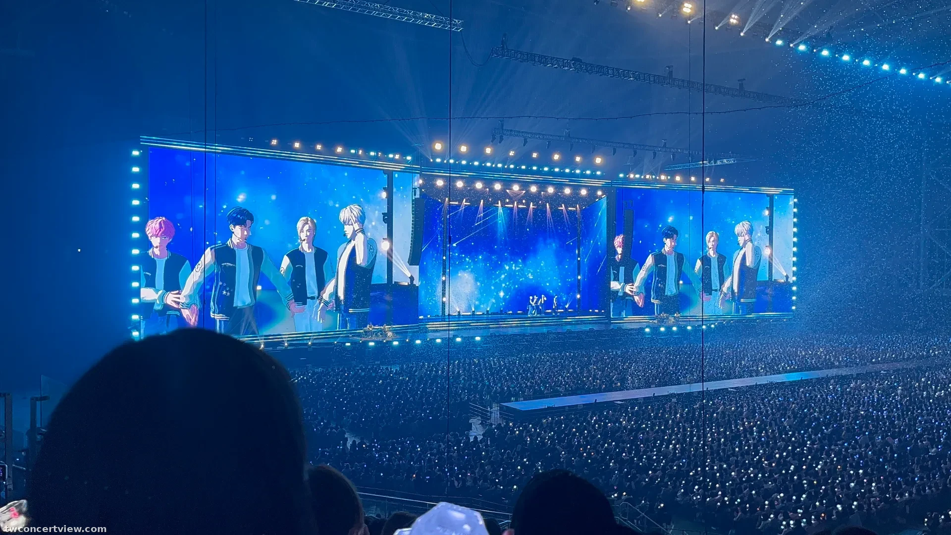 Gocheok Sky Dome 高尺天空巨蛋 207 區 K排4號 視野照片 - PLAVE Asia Tour ［DASH: Quantum Leap］ Encore