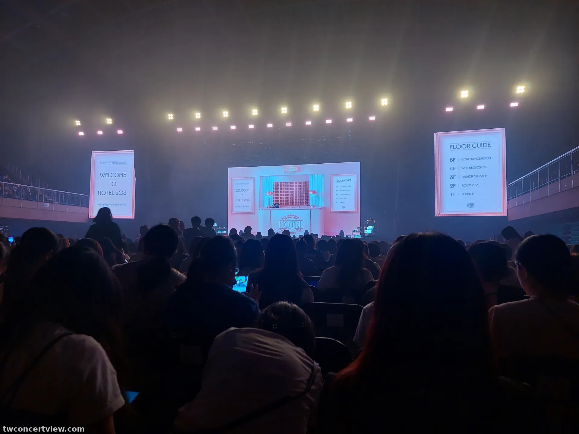 天母體育館 D 區 後排右號 視野照片 - Kyuhyun 20th Anniversary Fanmeeting ＜Hotel 203＞ IN TAIPEI