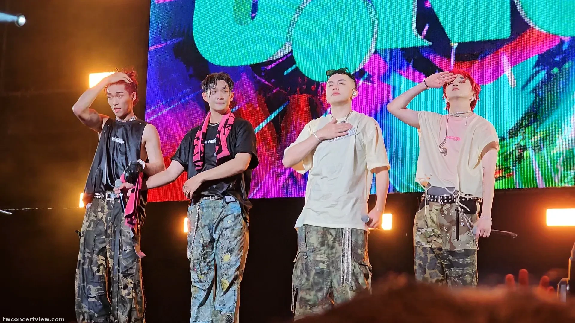 台中圓滿戶外劇場 B 區 視野照片 - U:NUS WELCOME TO THE A-TOWN 七夕限定演唱會