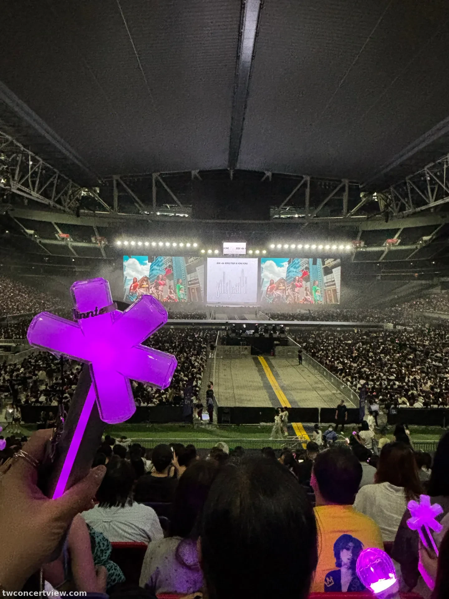 香港啟德主場館 (Kai Tak Main Stadium) 11 區 Y排446號 視野照片 - 2026 i-dle WORLD TOUR [Syncopation] IN HONG KONG