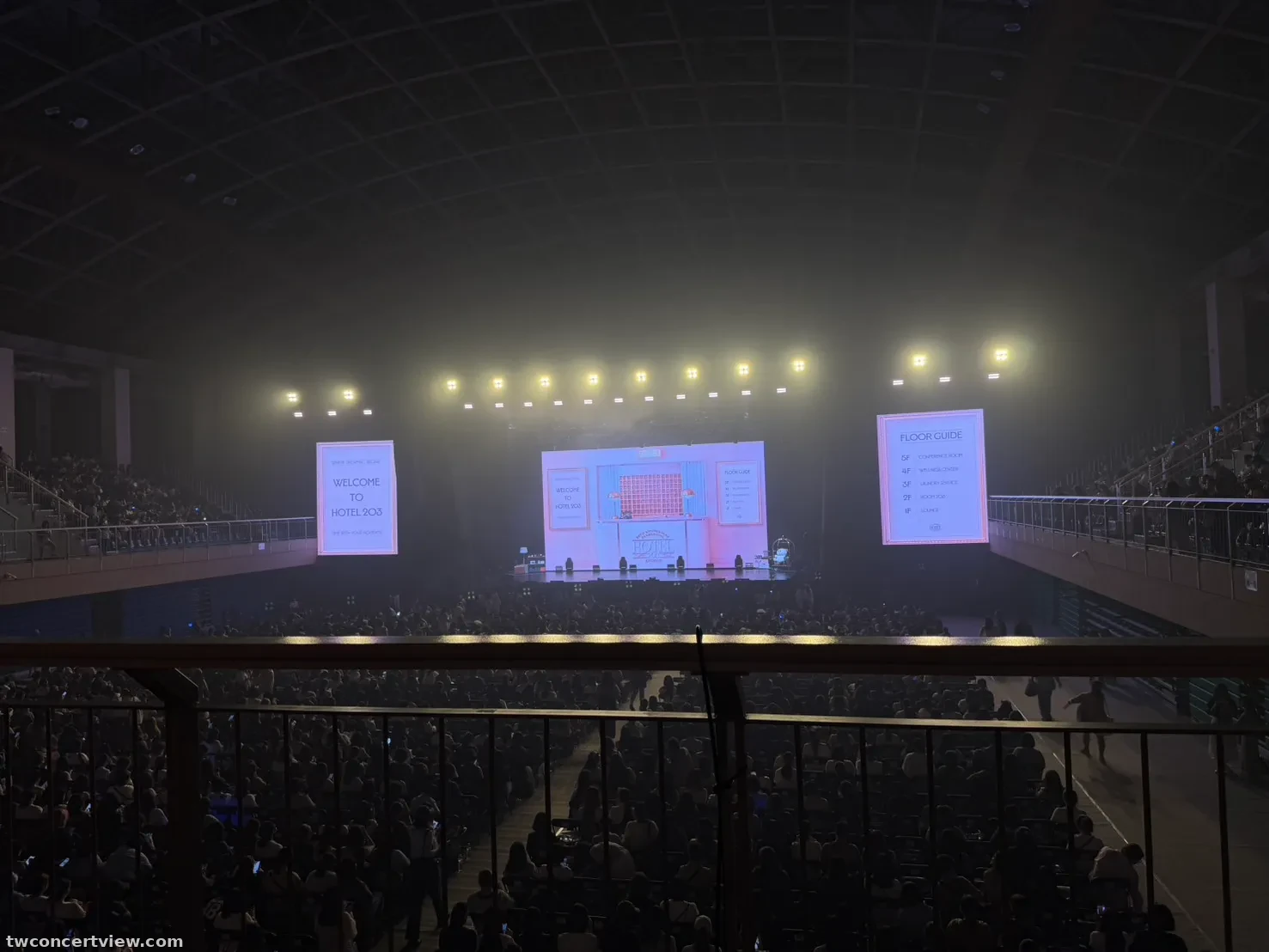 Tianmu Gymnasium M3 โซน แถว 2 ที่นั่ง 42 ภาพวิวที่นั่ง - KYUHYUN FANMEETING