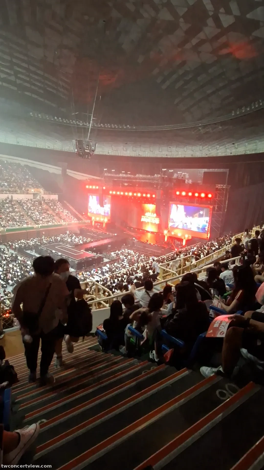 林口體育館 藍1A-1 區 7排排20號號 視野照片 - BABYMONSTER 1ST WORLD TOUR