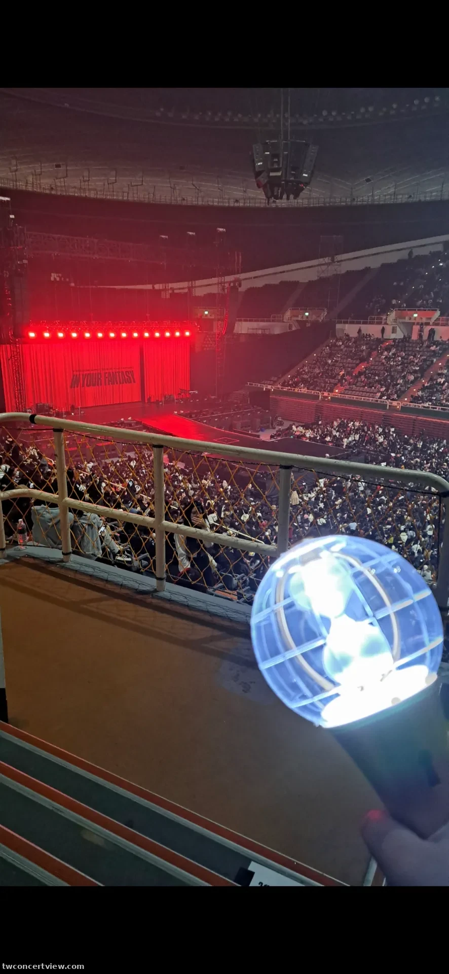 林口體育館 藍5A-3 區 2排17號 視野照片 - ATEEZ 2026 WORLD TOUR IN YOUR FANTASY IN TAIPEI