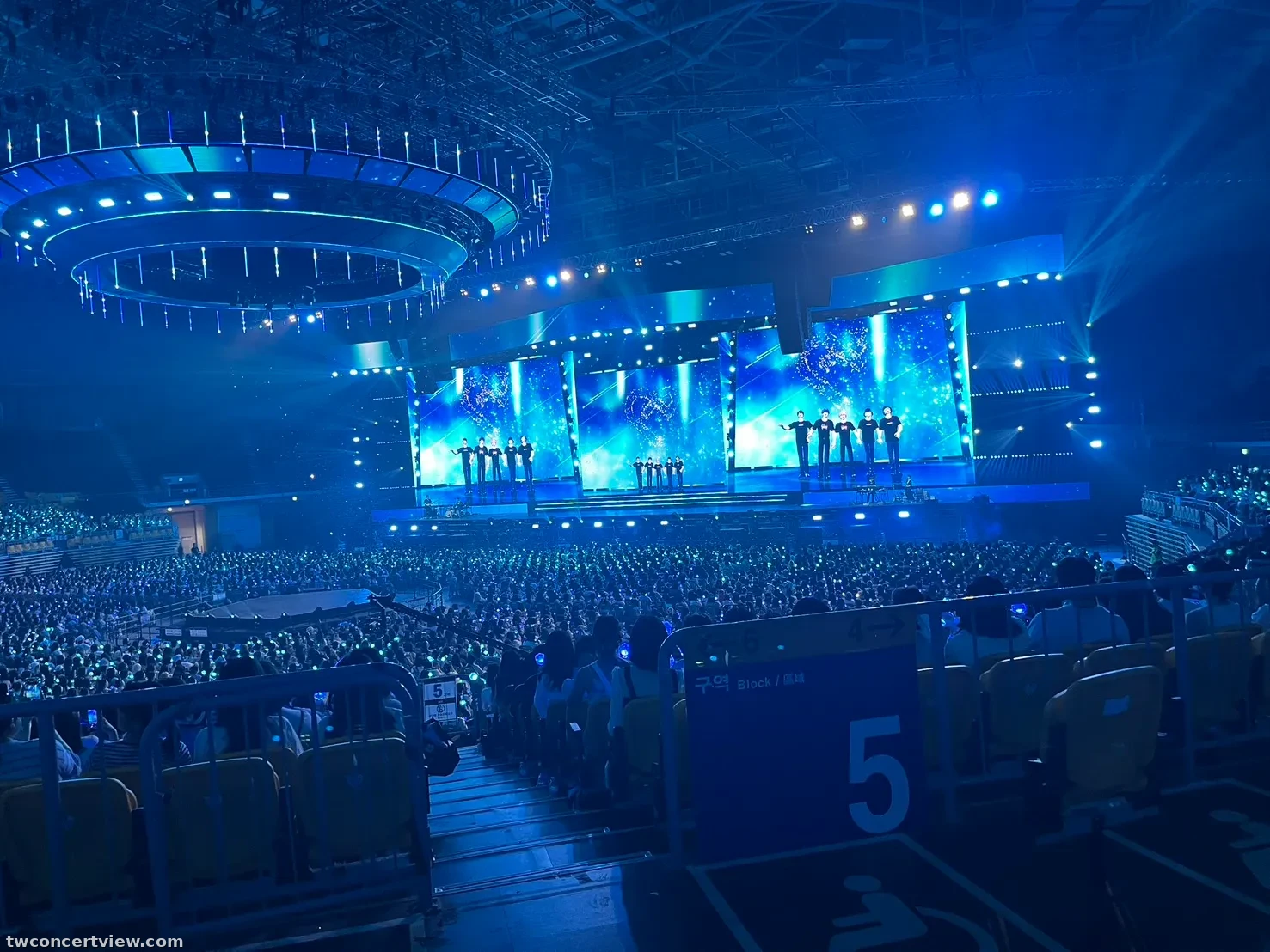 KSPO Dome 30 โซน แถว 1 ที่นั่ง 4 ภาพวิวที่นั่ง - 2025 PLAVE Asia Tour ［DASH: Quantum Leap］ in Seoul