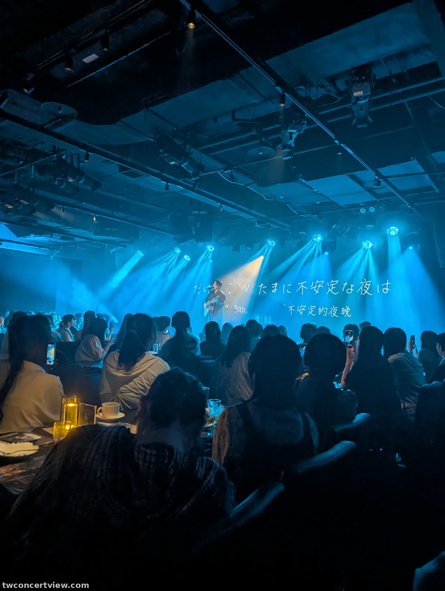 Billboard Live Taipei Z150 區 視野照片 - 高瀨統也 Billboard Live TAIPEI： 《 不插電之夜 — 與好友們的音樂對話 》