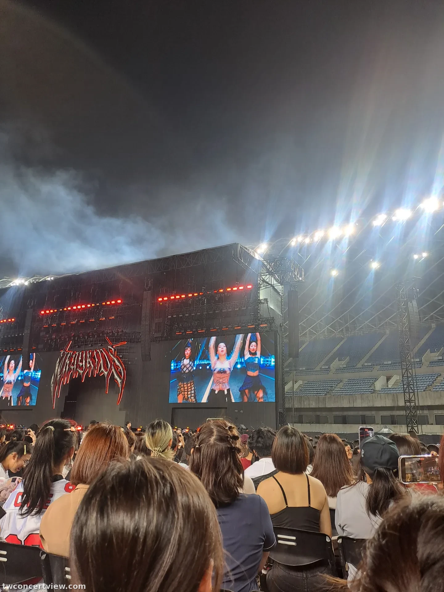 Kaohsiung National Stadium K โซน แถว 後 ที่นั่ง 右 ภาพวิวที่นั่ง - Straykids-dominAte
