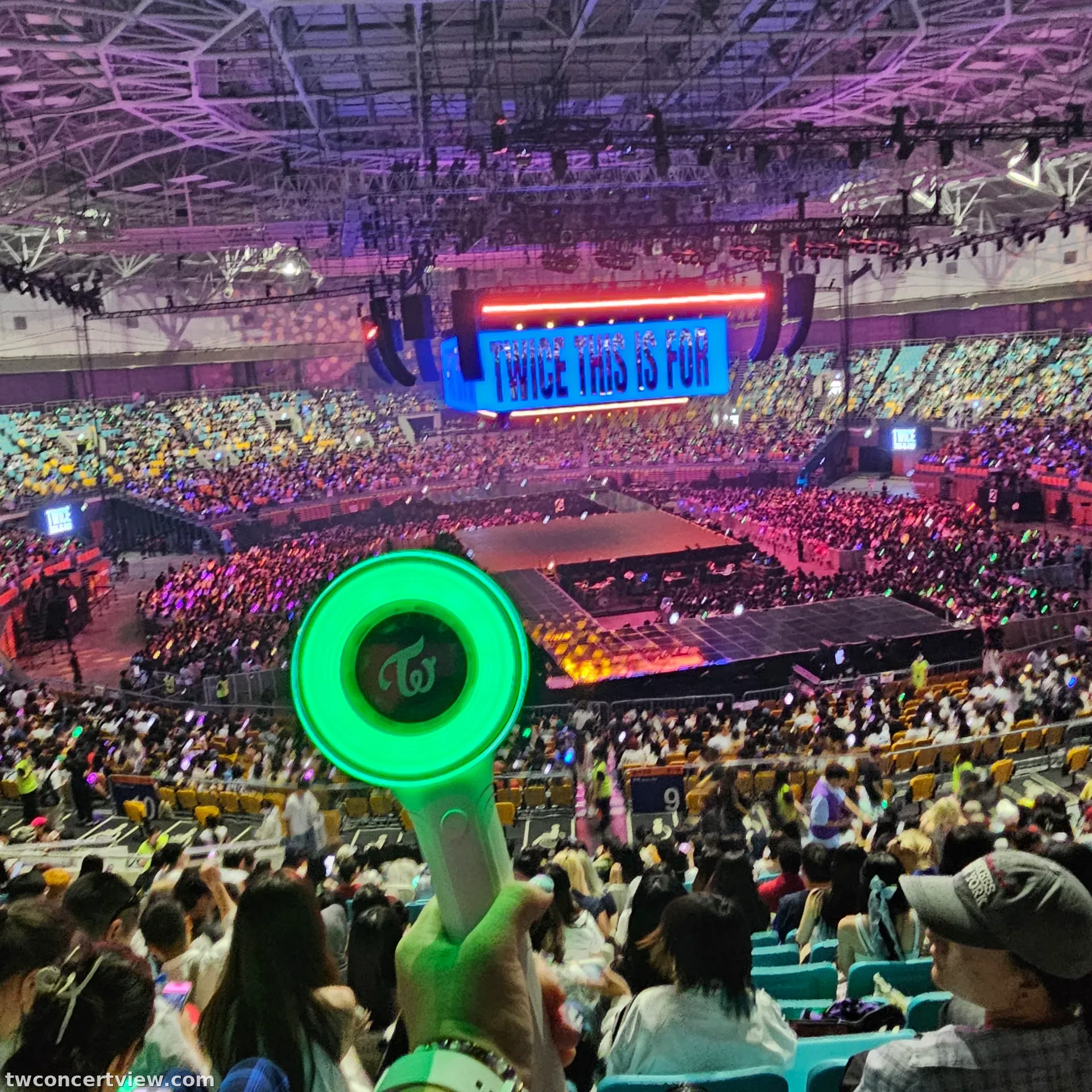 KSPO Dome 35 โซน แถว 15 ที่นั่ง 2 ภาพวิวที่นั่ง - NOL World https://world.nol.com TWICE 〈THIS IS FOR〉 WORLD TOUR FINALE in SEOUL