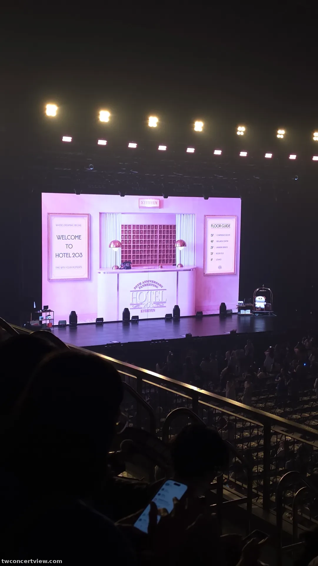 天母體育館 L3 區 6排56號 視野照片 - KYUHYUN 20th Anniversary Fanmeeting <Hotel 203> IN TAIPEI