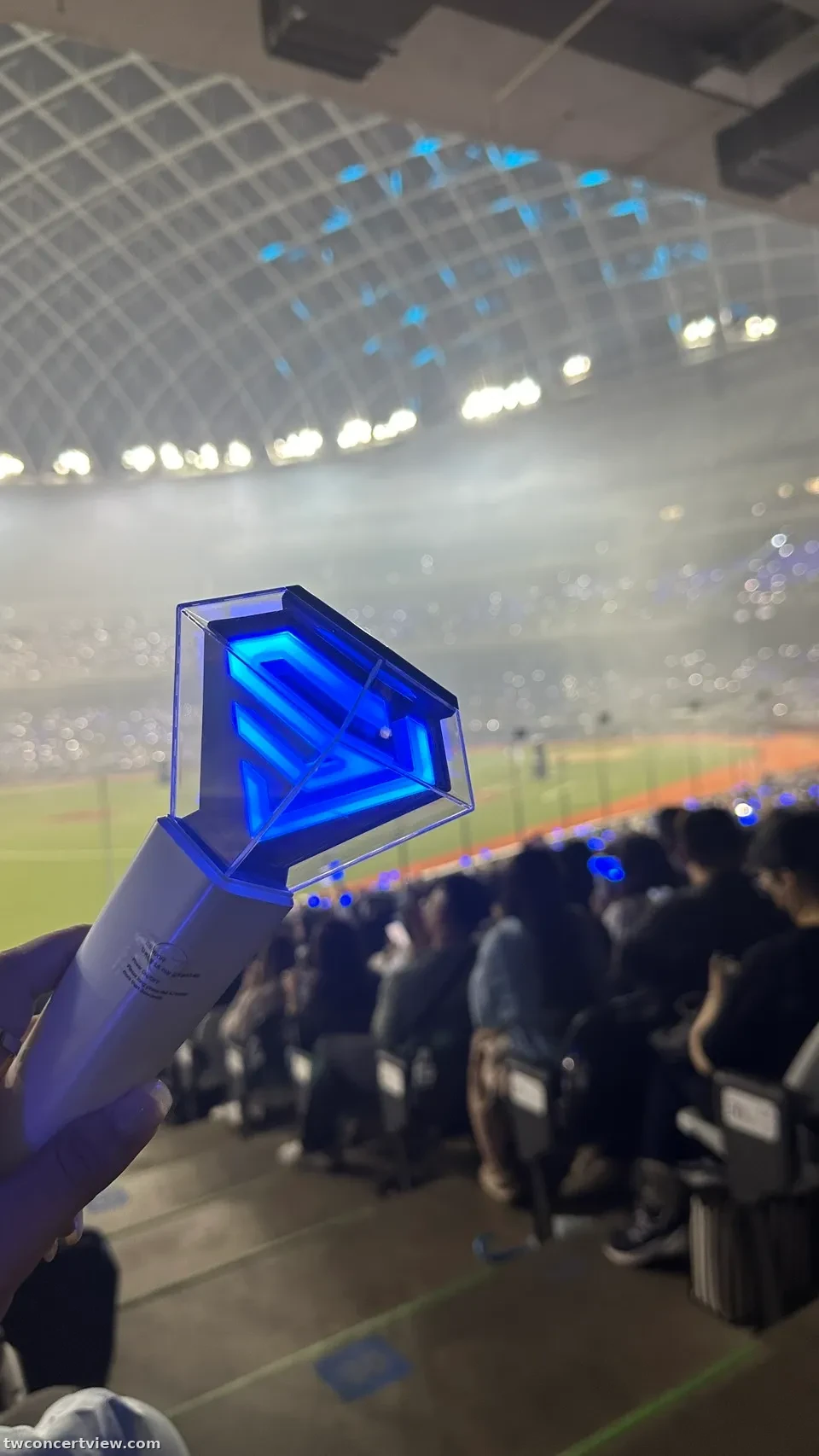 Taipei Dome (Baseball Mode) 123 Row 32排, Seat 1號 seat view - 富邦寵愛天使主題日 (L.S.S)